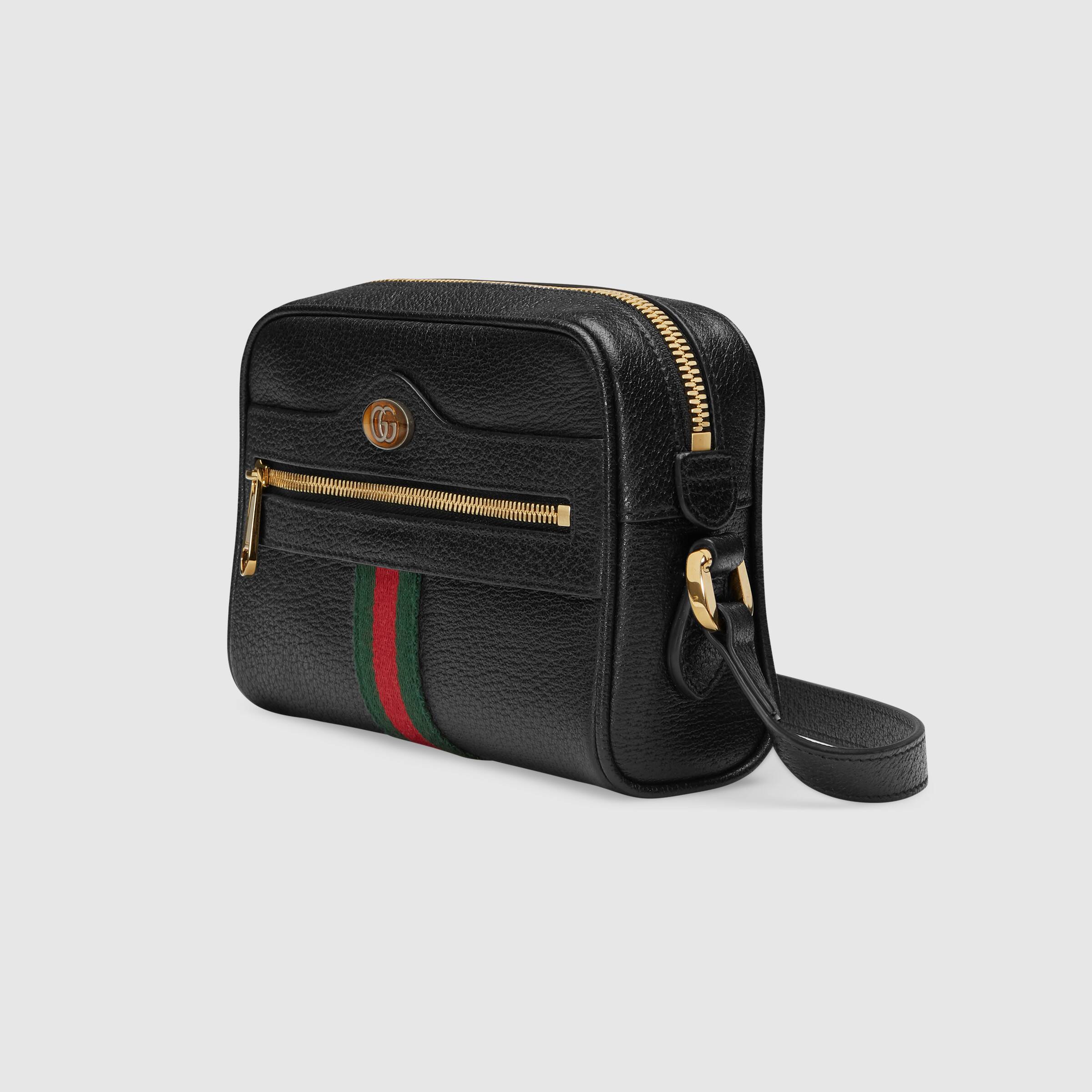 Gucci Ophidia Leather Mini Bag Black | Luxury Crossbody Bag for Women | Perfect for Date Night & Evening Events
