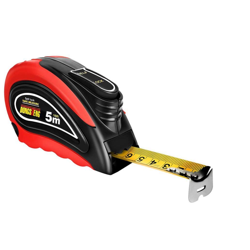 Professional 3m Retractable Self-Locking Steel Tape Measure - Heavy Duty Construction & Carpenter Measuring Tool for Woodworking, DIY Projects, and Home Renovation