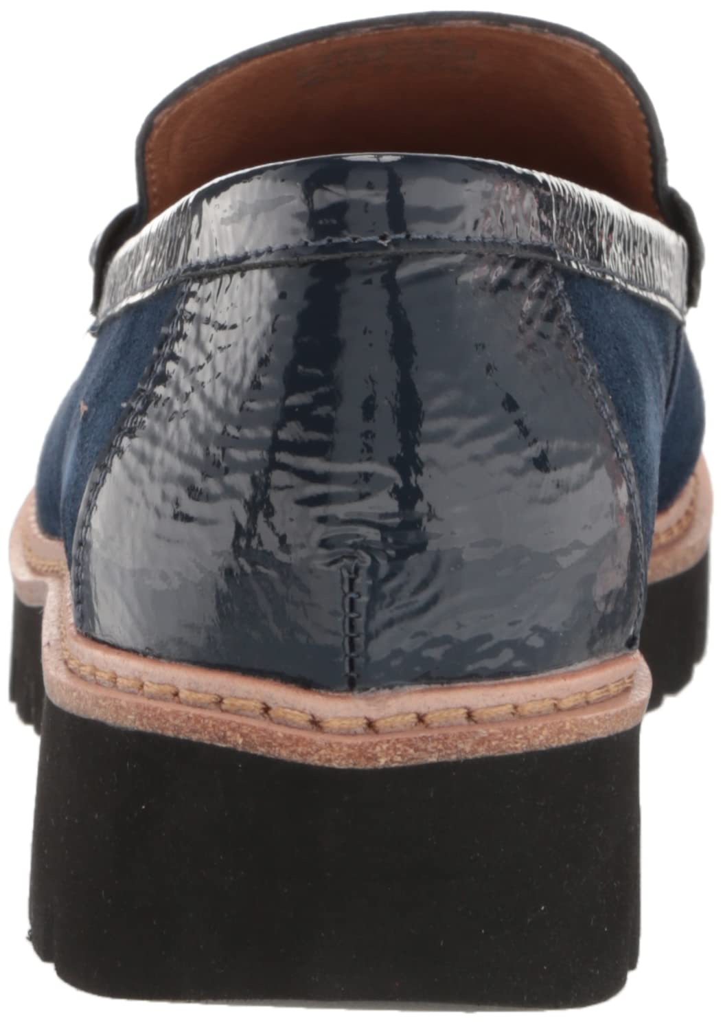 Donald Pliner Women's Helio Loafer - Comfortable Navy Blue Slip-On Shoes Size 7.5 | Perfect for Office, Travel & Casual Wear
