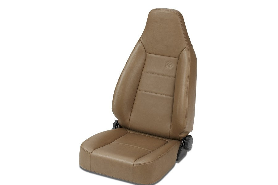 Ford Bronco Bestop Trailmax II Sport Front Seat - All Vinyl, Spice Color - Compatible with CJ7/TJ/YJ Models - Perfect for Off-Road Adventures & Jeep Restoration Projects