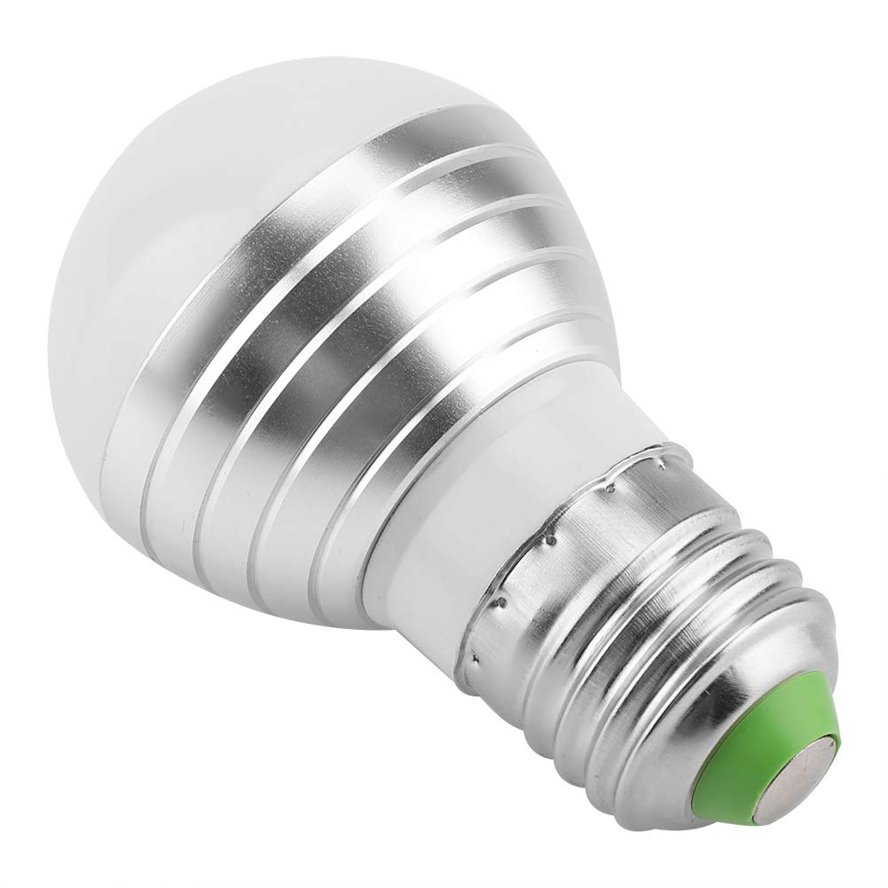 3W E27 RGBW LED Light Bulb - 16 Color Changing Smart Bulb with Remote Control for Home Lighting, Parties & Mood Lighting