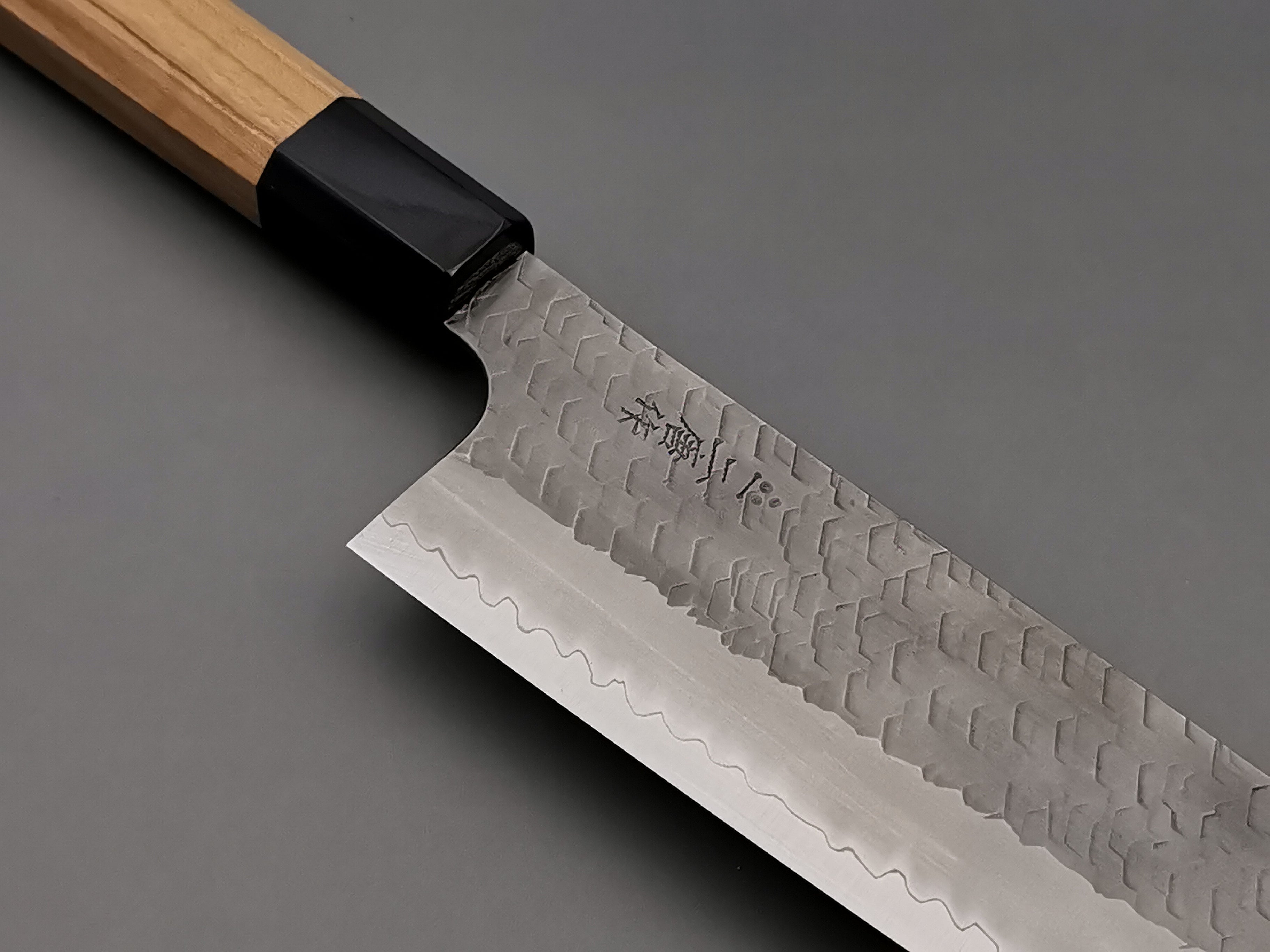 Premium Nigara Hamono SG2 Tsuchime Nakiri Knife - Japanese Damascus Steel Vegetable Chopper for Professional Chefs & Home Cooking - Perfect for Slicing, Dicing & Precision Vegetable Prep