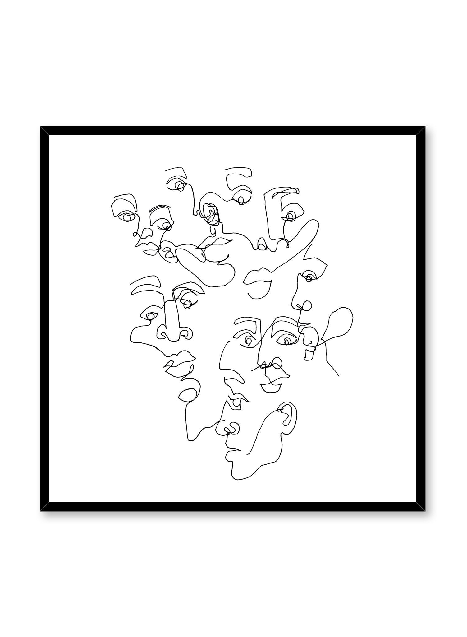 One in the Same Poster - Unique Wall Art Decor for Home, Office & Gifts - Perfect for Living Rooms, Bedrooms & Workspaces
