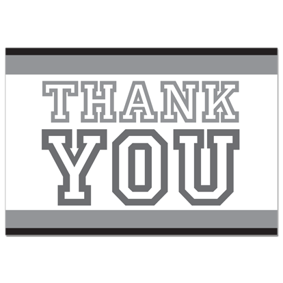 Personalized Collegiate Thank You Cards with Envelopes - Perfect for Graduation Gifts, Alumni Appreciation & School Events - Bulk Pack of 50