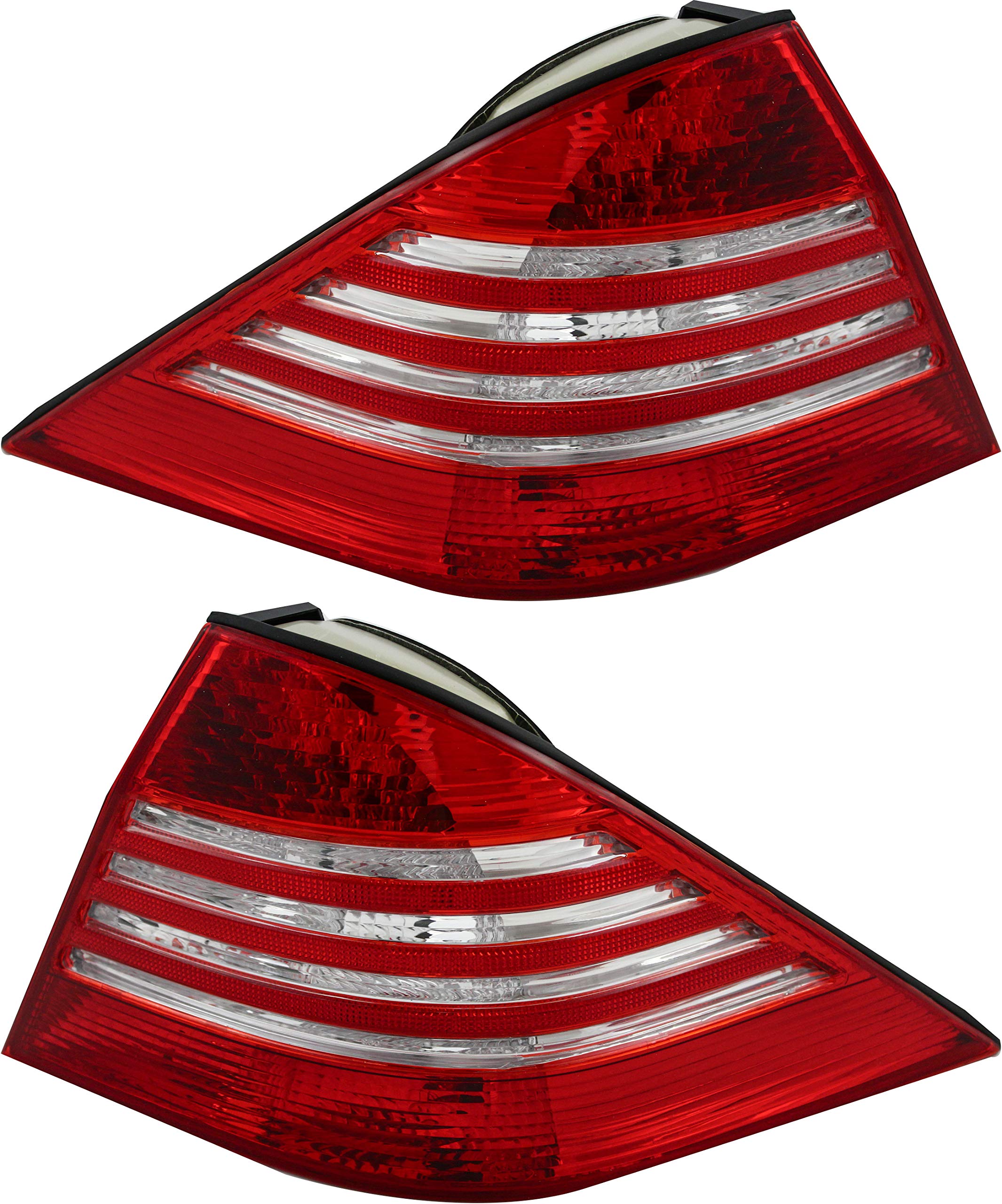 Mercedes Benz S Class Tail Lights Lamps Set for 2003-2006 Models - Left & Right Side Replacement Parts - Perfect for Night Driving & Car Upgrades