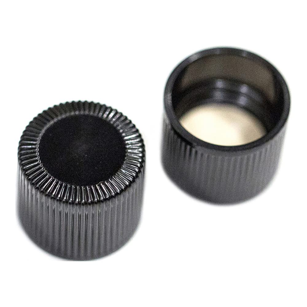 Corning 99999-13 Phenolic GPI 13-415 Threaded Disposable Screw Cap with Rubber Liners - 13.5mm Height - Case of 1000 - Ideal for Laboratory, Pharmaceutical, and Chemical Storage Applications