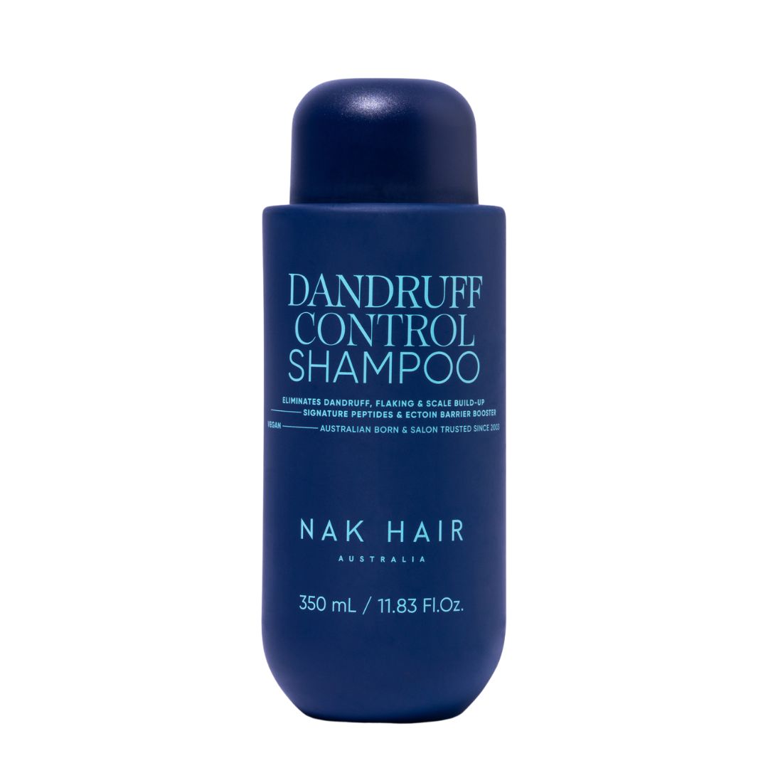 NAK Signature Dandruff Control Shampoo for Men & Women - 12oz (350ml) with Natural Ingredients - Soothes Itchy Scalp & Reduces Flakes - Perfect for Daily Hair Care & Scalp Treatment