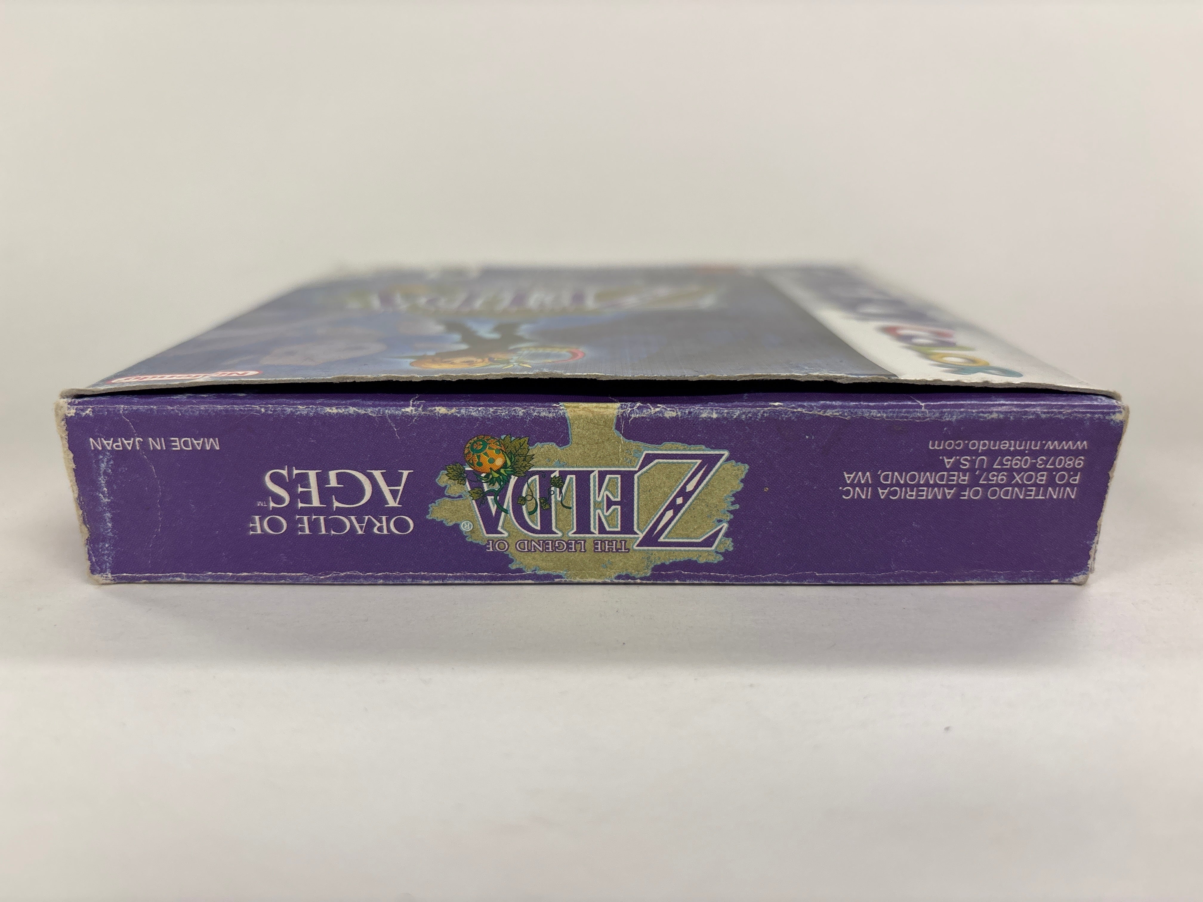 The Legend of Zelda: Oracle of Ages - Complete Game Boy Color Box & Manuals Set (No Game Included) | Perfect for Collectors & Retro Gaming Display