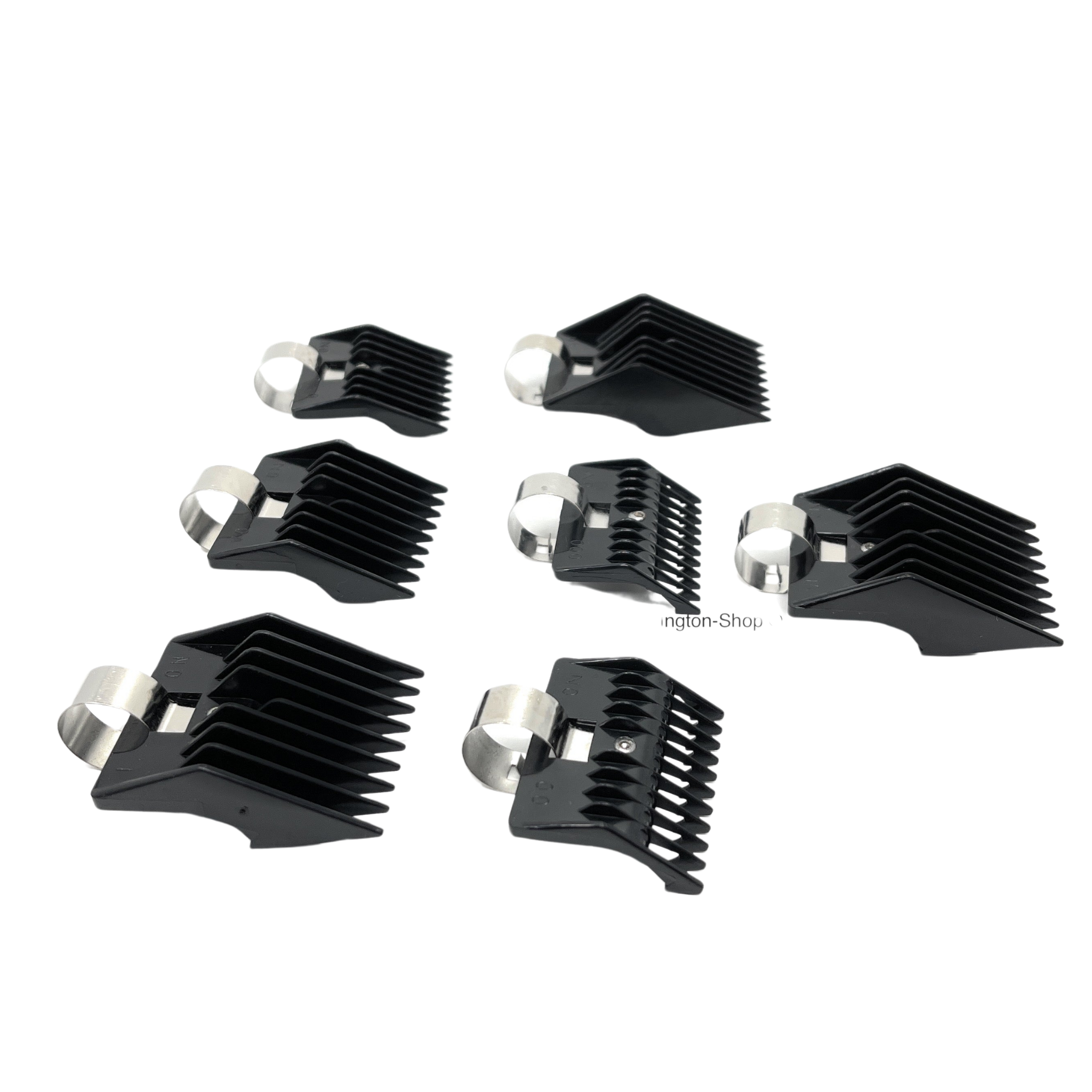 Scalpmaster Professional Hair Clipper Guards Set - 7 Piece Hair Cutting Guide Combs for Men & Women - Perfect for Home Haircuts, Barbershops, and DIY Styling