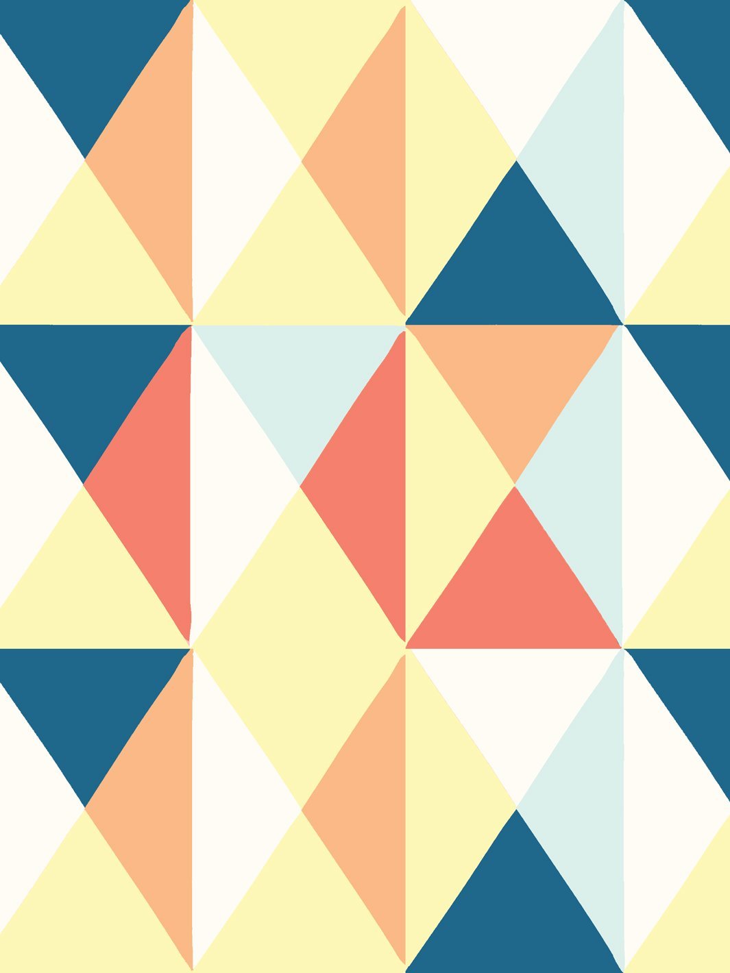 Fisher Price™ Geo Orange Peel & Stick Wallpaper - Easy DIY Removable Wallpaper for Kids' Rooms, Playrooms & Nursery Decor
