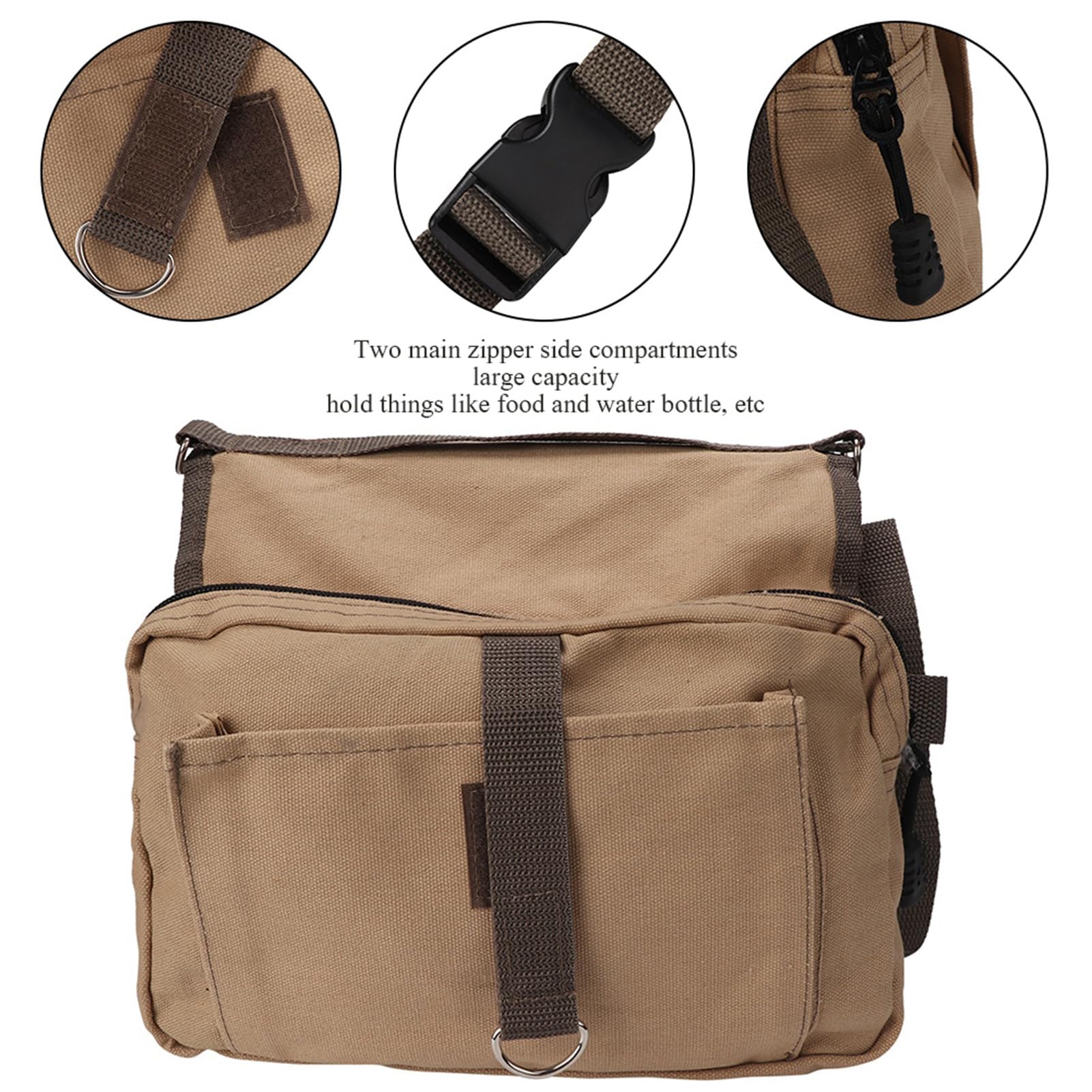 Durable Dog Hiking Backpack - Adjustable Saddlebags Pack for Small Medium Large Dogs - Outdoor Vest for Travel, Camping & Adventure - Perfect for Hiking, Beach Trips & Daily Walks