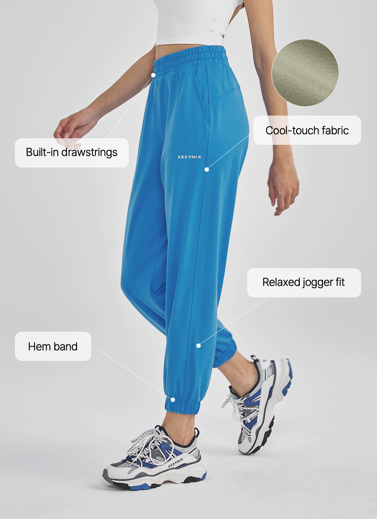 High-Performance Jogger Pants for Men & Women - Lightweight, Breathable Workout Running Pants - Perfect for Gym, Yoga, Running & Casual Wear