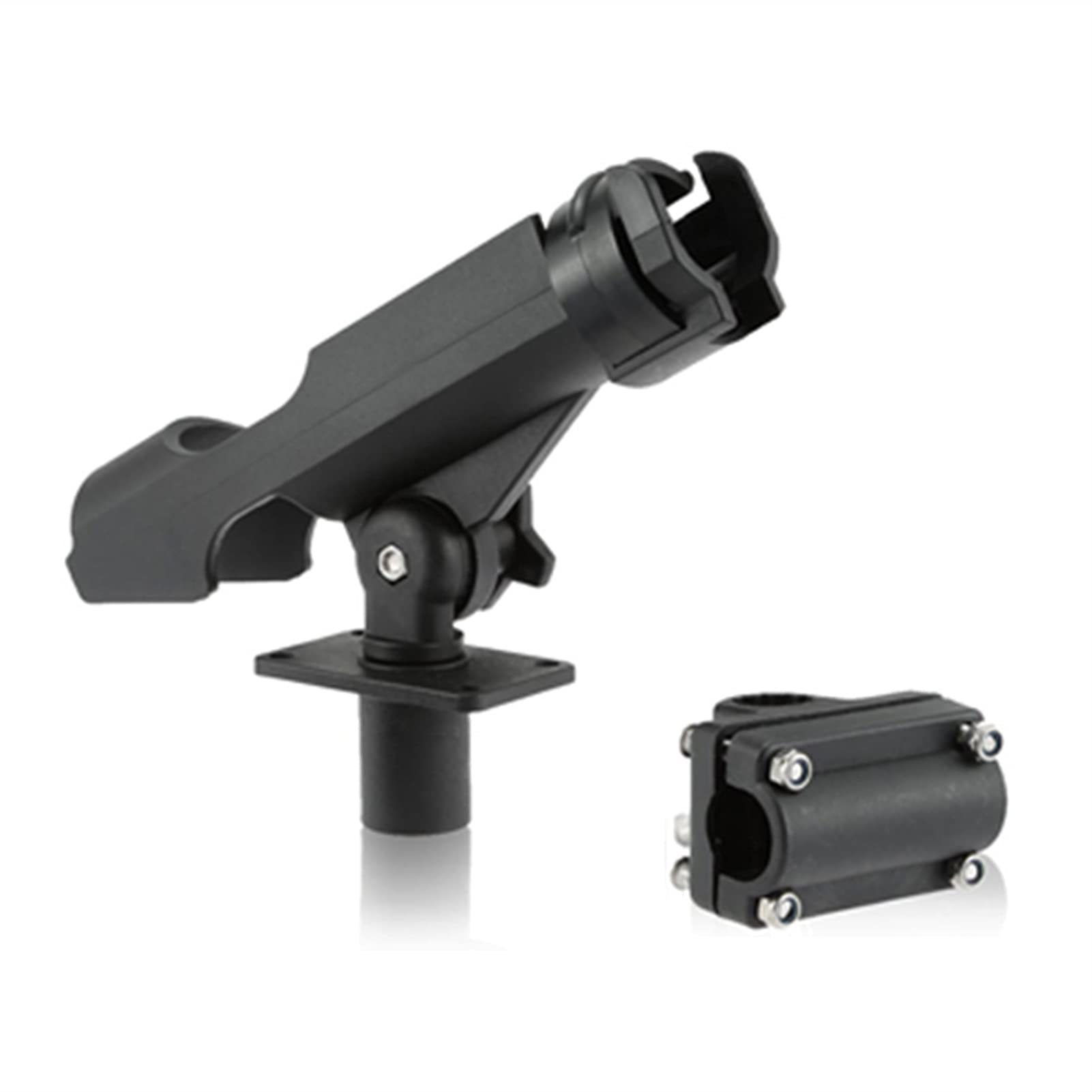 360 Degree Adjustable Kayak Fishing Rod Holder - Boat & SUP Mount Bracket for Secure Pole Support | Perfect for Kayak Fishing & Stand Up Paddle Board Accessories