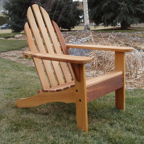 Premium Idaho Adirondack Chair - Solid Wood Outdoor Patio Furniture for Backyard, Garden & Poolside Relaxation | Weather-Resistant Comfortable Lounge Chair for Porch, Deck & Camping