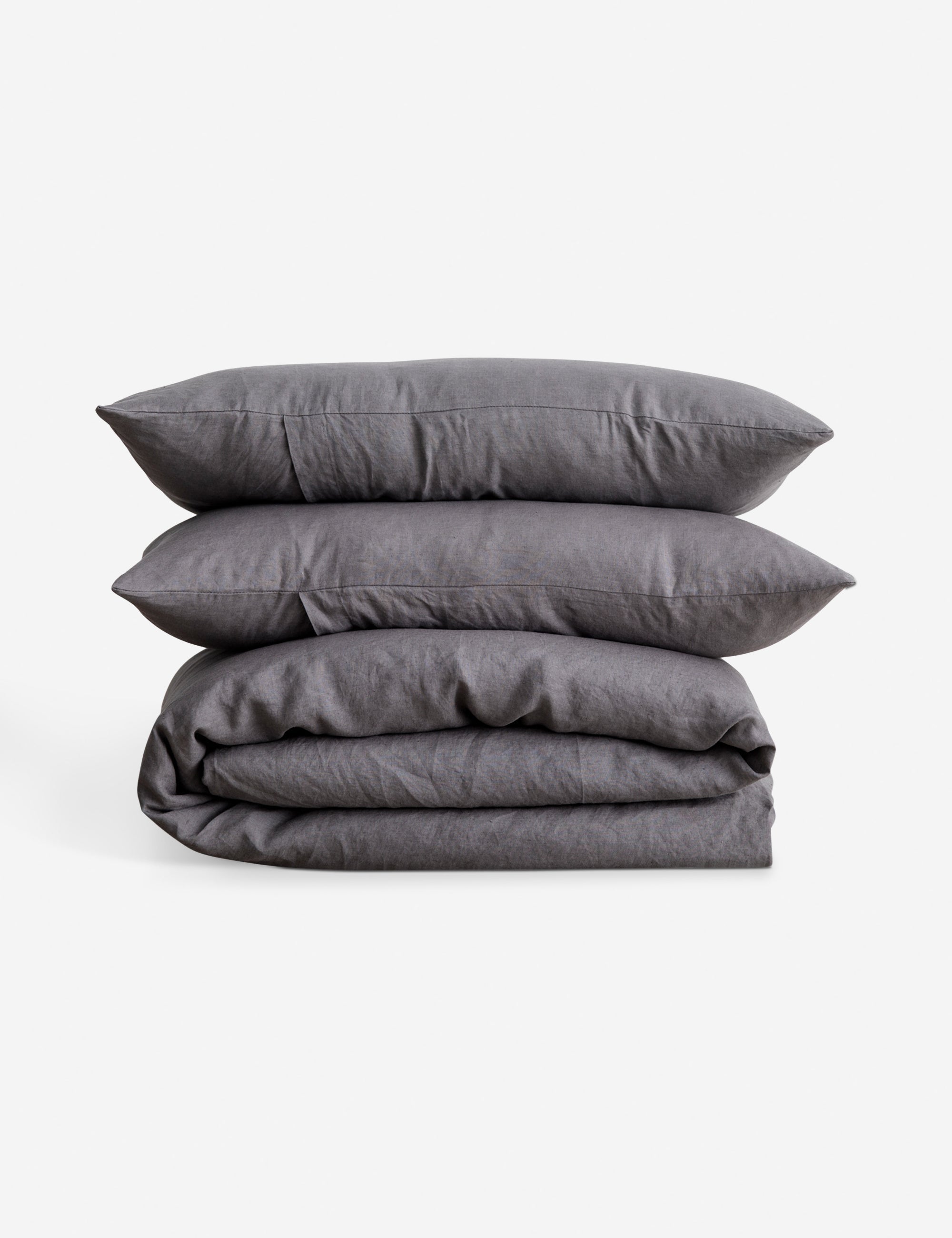 Premium European Flax Linen Duvet Cover Set - 100% Natural Breathable Bedding by Cultiver | Perfect for Summer & All-Season Comfort in Bedroom, Guest Room, or Vacation Home