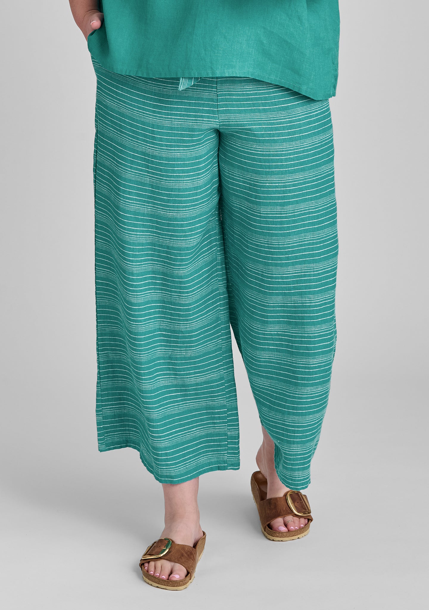 Obi Pant Linen Tie Pants for Women - Comfortable High Waisted Loose Fit Trousers for Summer, Beach, Yoga and Casual Wear