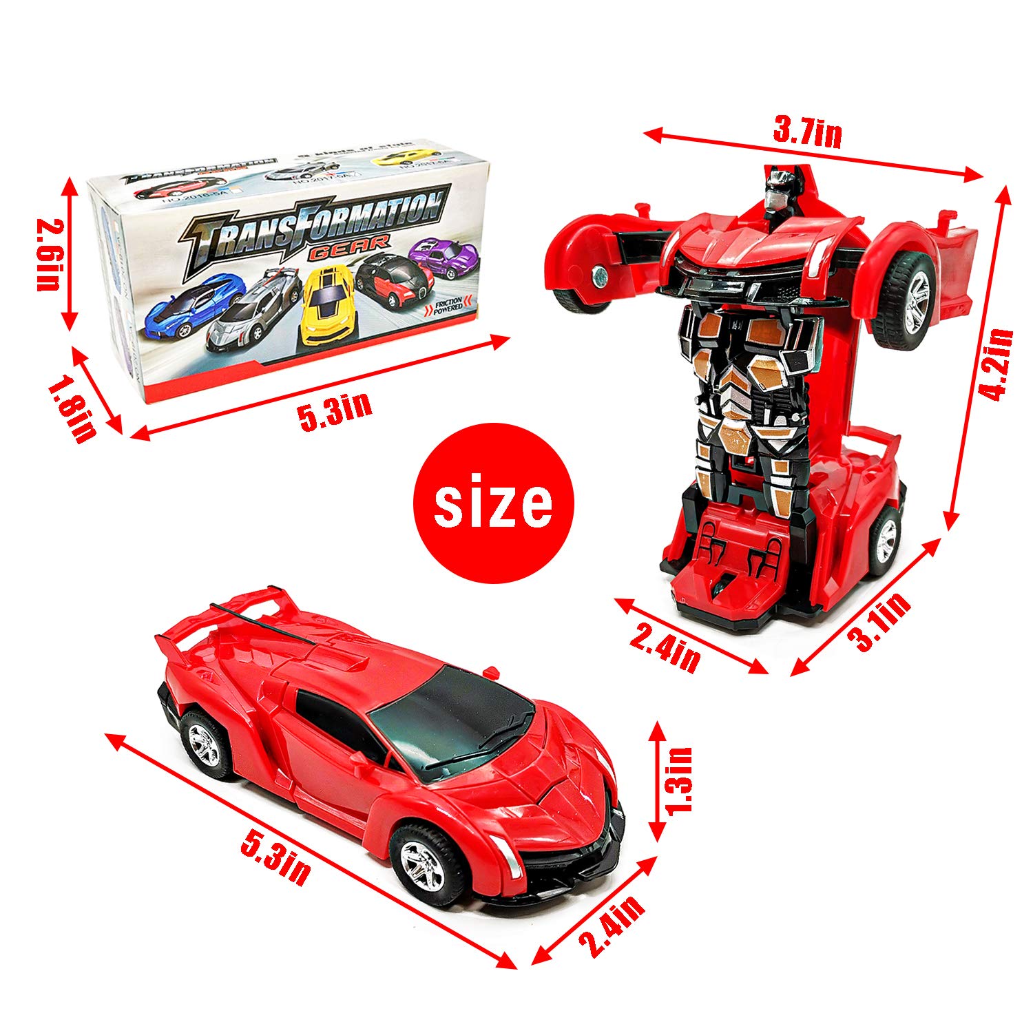 **Best Transforming Toy Cars for 3-6 Year Old Boys & Girls – Inertia-Powered Truck Toy | Durable & Fun Toddler Gift for Christmas, Birthday & Playtime**    *(Perfect for Pretend Play, Indoor Racing & Outdoor Adventures!)*