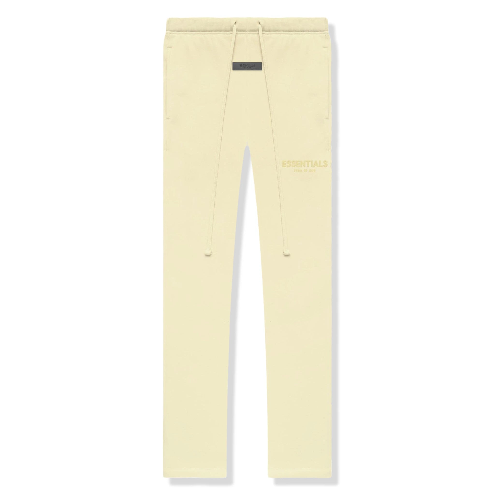 Fear of God Essentials Relaxed Eggshell Sweatpants for Men - FW22 Collection | Comfortable Casual Joggers for Lounge, Gym & Streetwear Fashion