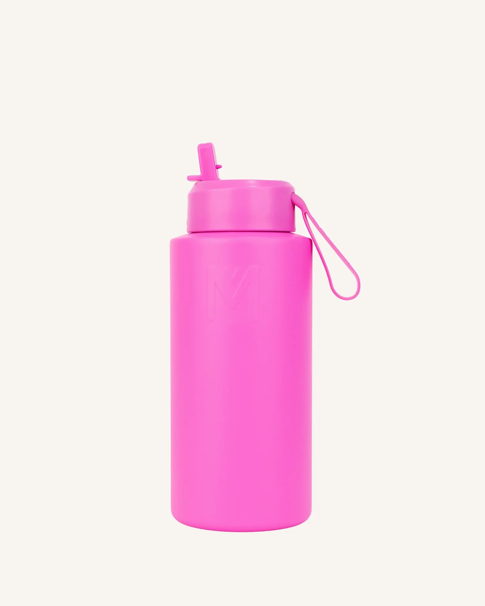 Montii Fusion Sipper Drink Bottle - 1000ml Leak-Proof, BPA-Free Water Bottle for Gym, Hiking & Travel - Insulated Stainless Steel Thermos with Straw & Carry Strap