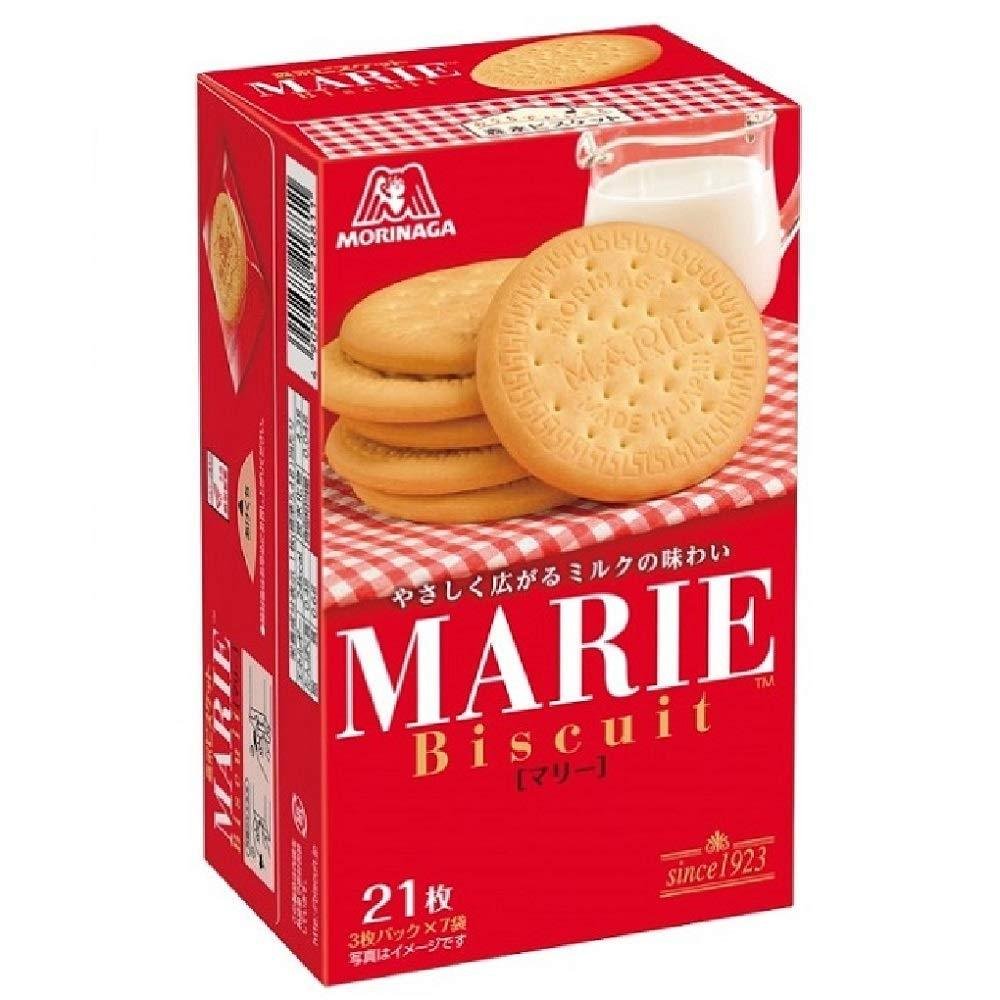 Morinaga Marie Japanese Biscuits - 5 Pack | Authentic Japanese Snack | Perfect for Tea Time, Gifts & On-the-Go Snacking