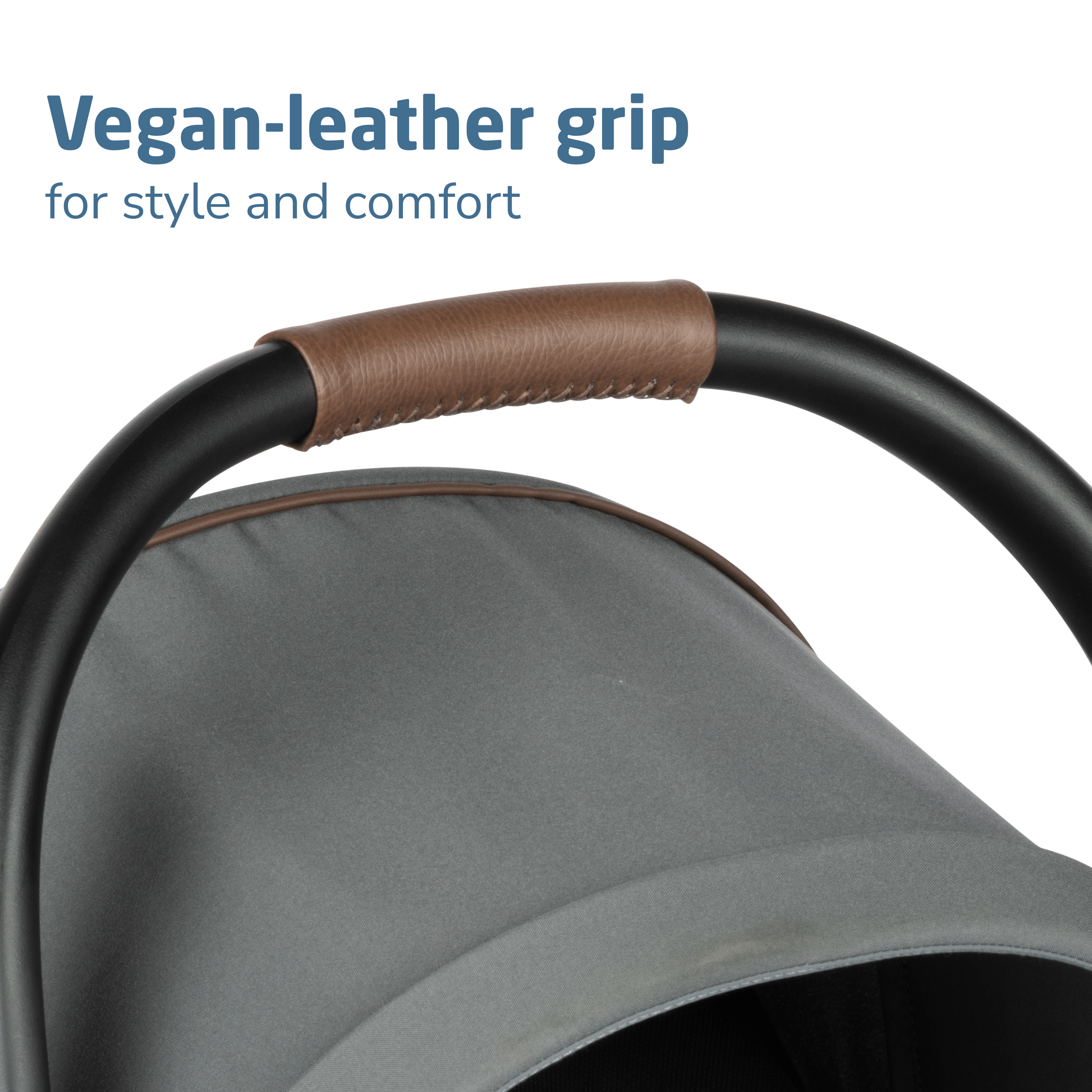 Maxi Cosi Mico Luxe Infant Car Seat with Vegan Leather Grip - Premium Baby Safety Car Seat for Newborns - Perfect for Travel, Shopping & Family Outings