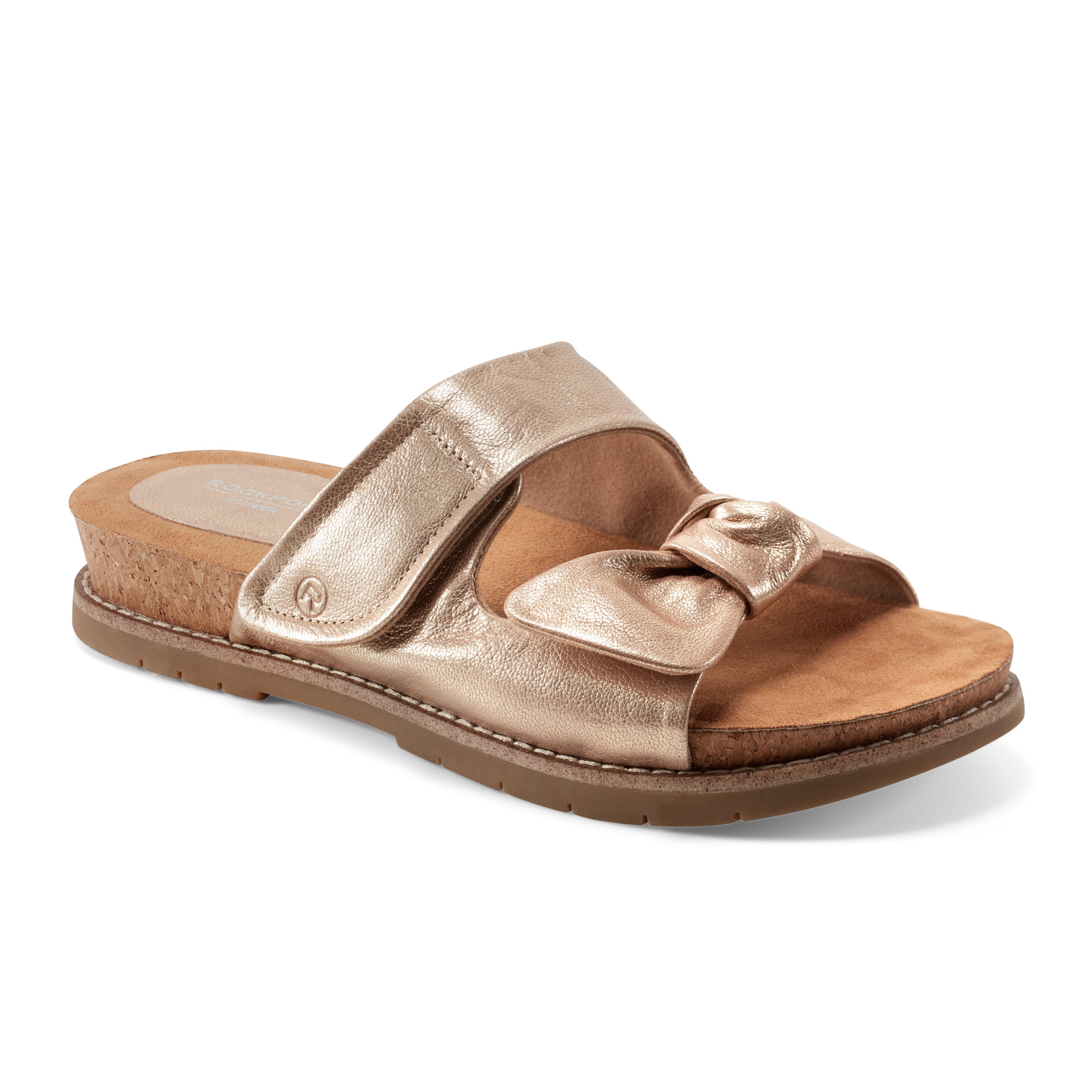Zova Women's Slip-On Open Toe Flat Sandals - Comfortable Casual Shoes for Summer, Beach, Walking & Travel