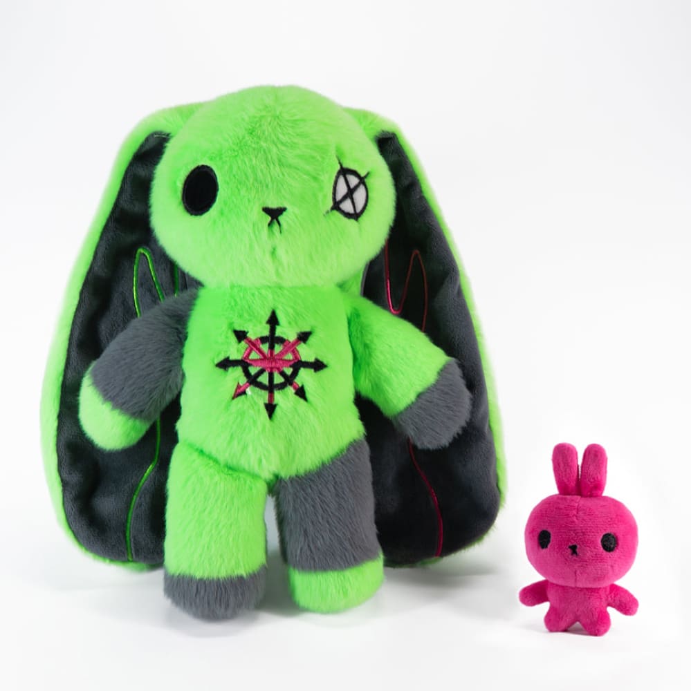 Plushie Dreadfuls ADHD Rabbit Extra Chaos Edition - Soft Stuffed Animal Toy for Kids & Adults | Perfect for Anxiety Relief, ADHD Support & Emotional Comfort