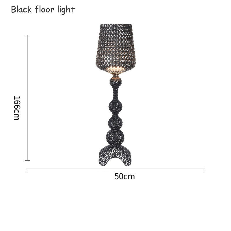 Floor Lamp - Blue- Height 166cm - Diameter 50cm