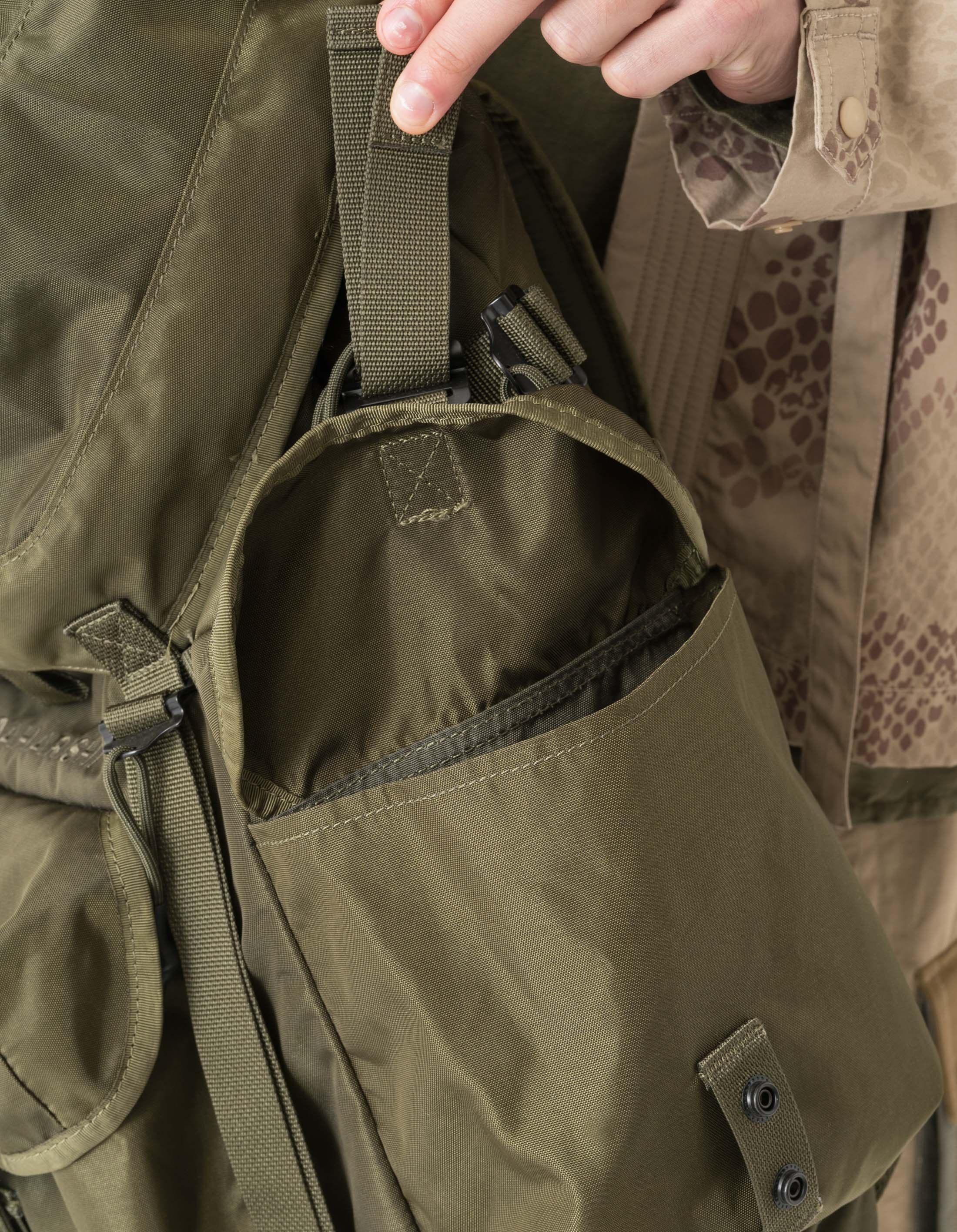 1114 Maha M.A.L.I.C.E. Tactical Backpack Olive Green - Durable Military Style Rucksack for Outdoor Hiking, Camping & Travel
