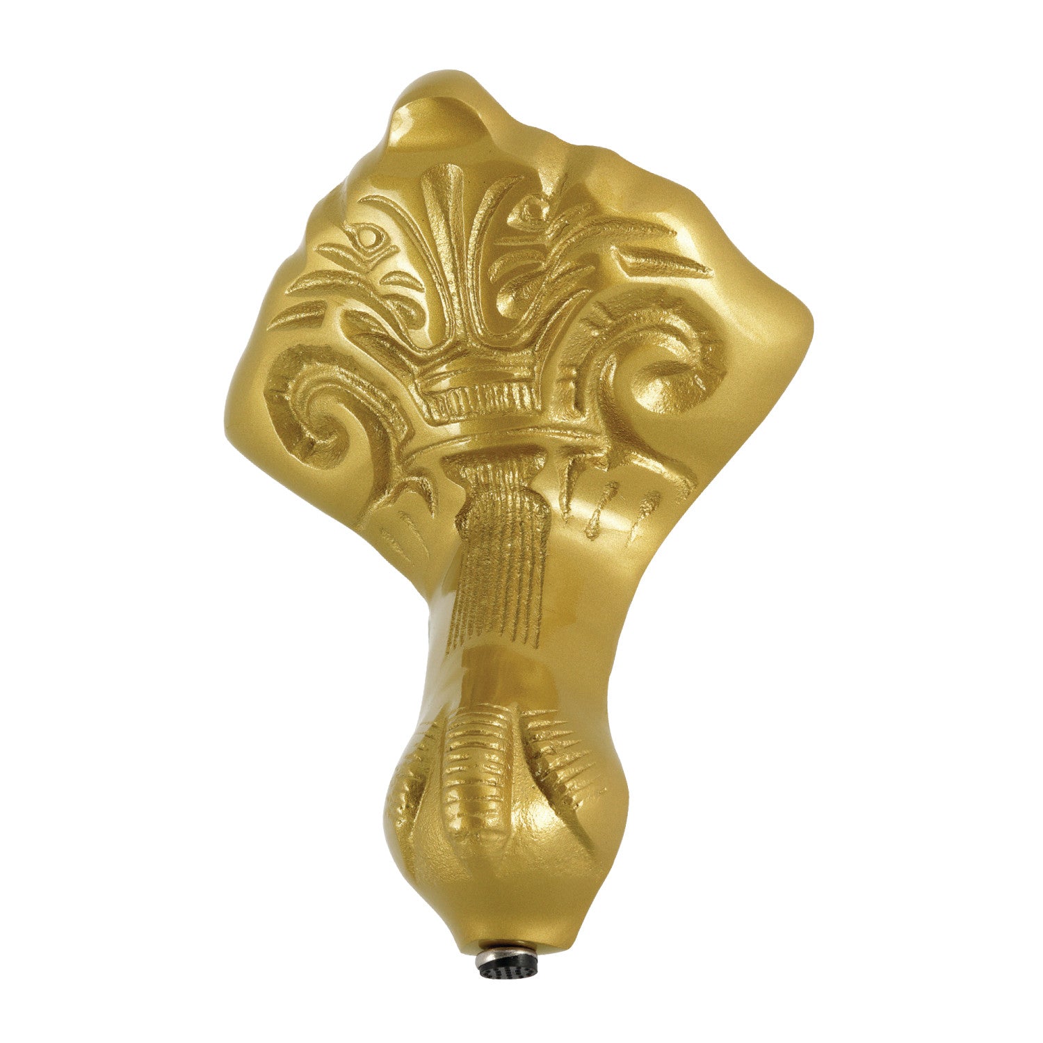 Aqua Eden VCTNF7 4-Piece Eagle Claw Cast Iron Tub Feet Set in Brushed Brass - Perfect for Vintage & Modern Bathtub Upgrades