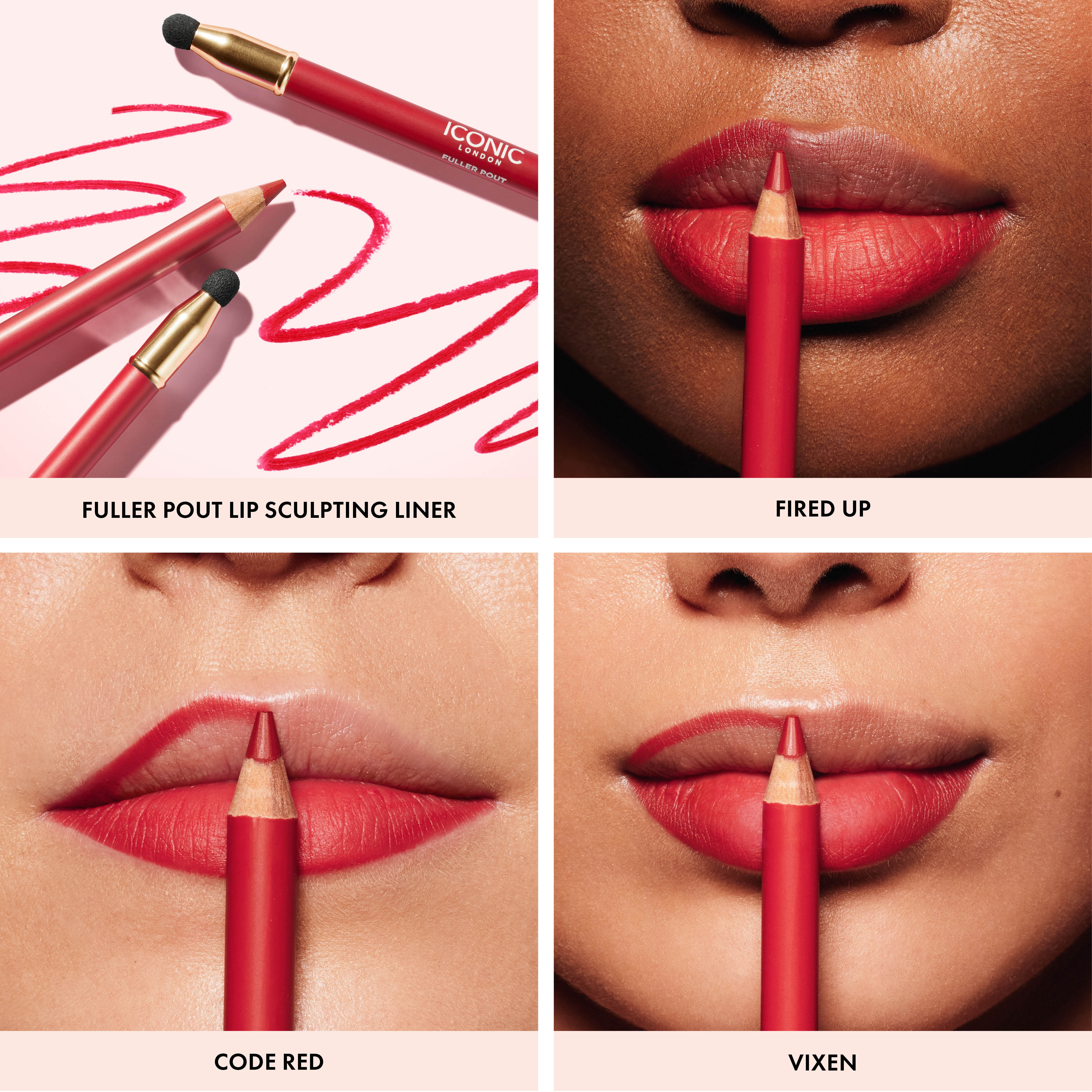 Fuller Pout Sculpting Lip Liner - Waterproof & Long-Lasting Lip Pencil for Plumping & Defining Lips | Perfect for Everyday Makeup & Special Occasions
