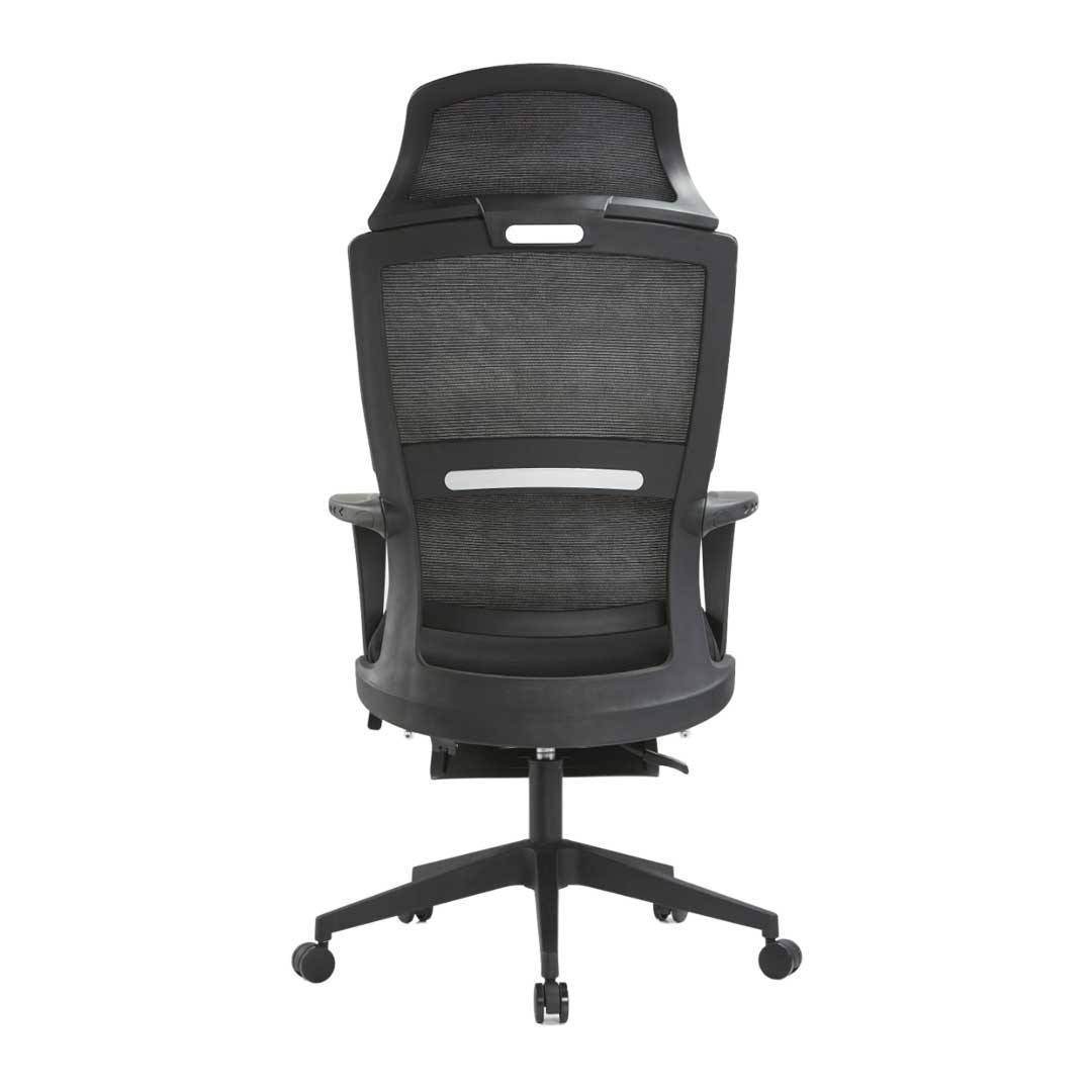 Gregory Ergonomic Black Mesh Office Chair with Adjustable Height - Comfortable Desk Chair for Home & Office Workspaces