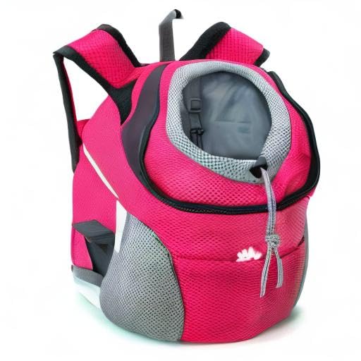 Fhiny Dog Carrier Backpack - Comfortable Pet Puppy Front Carrier with Breathable Head Out Design & Padded Shoulder Straps for Walking, Biking, Hiking, Camping - Perfect for Outdoor Adventures and Daily Commutes
