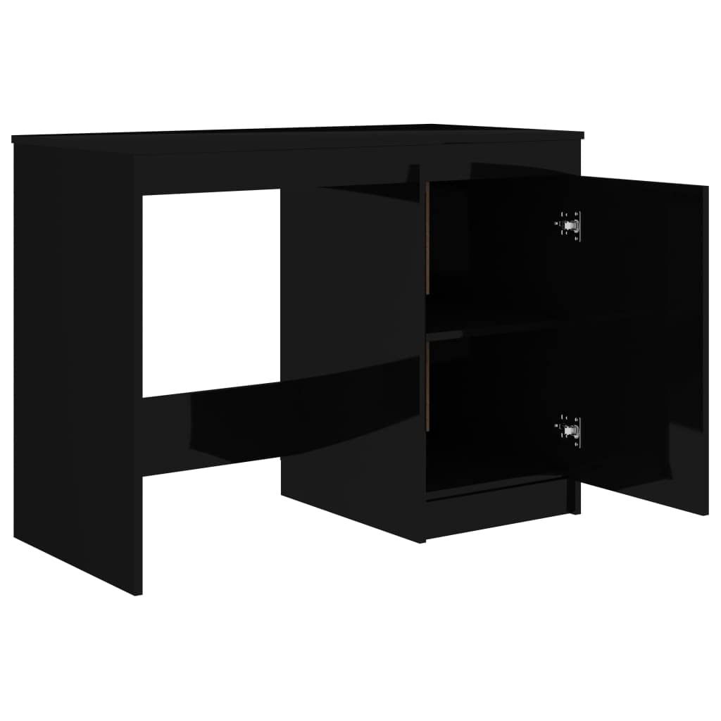 Modern Home Office Desk with Storage - 39.4