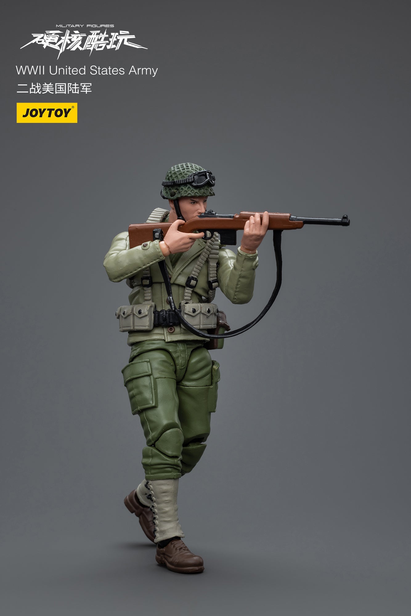 1/18 JOYTOY 3.75 Inch WWII Military Action Figures - German Wehrmacht, Soviet Red Army & US Army Soldiers - Collectible Toy Soldiers for War Games, Dioramas & Display