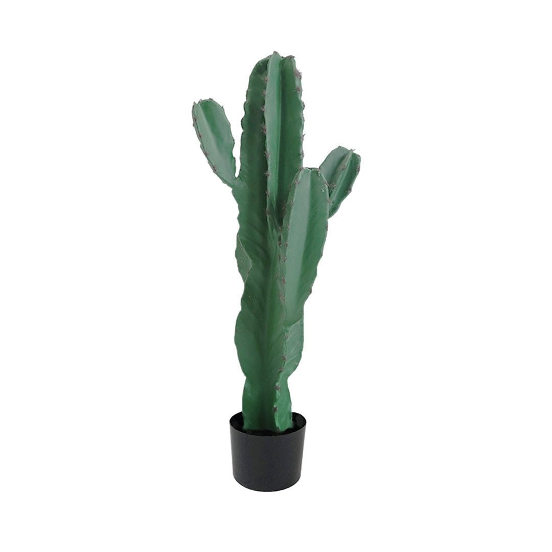 70cm Green Artificial Cactus Tree - 5 Heads Fake Indoor Plant for Home, Office, and Wedding Decor - Realistic Simulation Decoration for Living Room, Bedroom, and Desktop