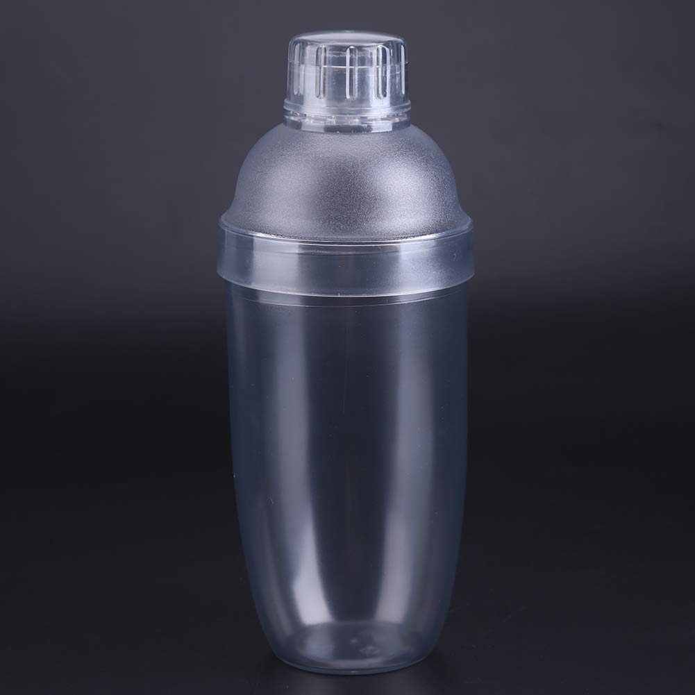 Premium 700cc Transparent PC Cocktail Shaker - Leak-Proof Wine & Milk Tea Mixing Cup - Perfect for Bartenders, Home Bars & Bubble Tea Shops - Ideal for Cocktails, Protein Shakes & Iced Coffee