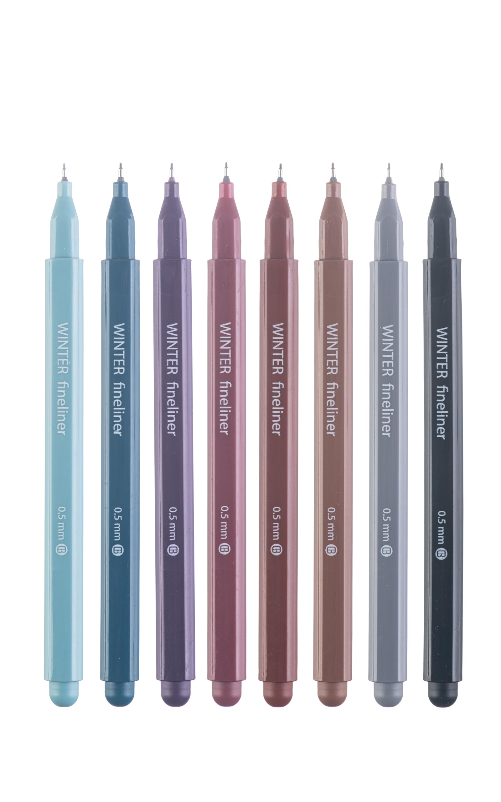 DIVERSEBEE 0.5mm Bible Pens No Bleed - 8 Colors for Journaling & Bible Study