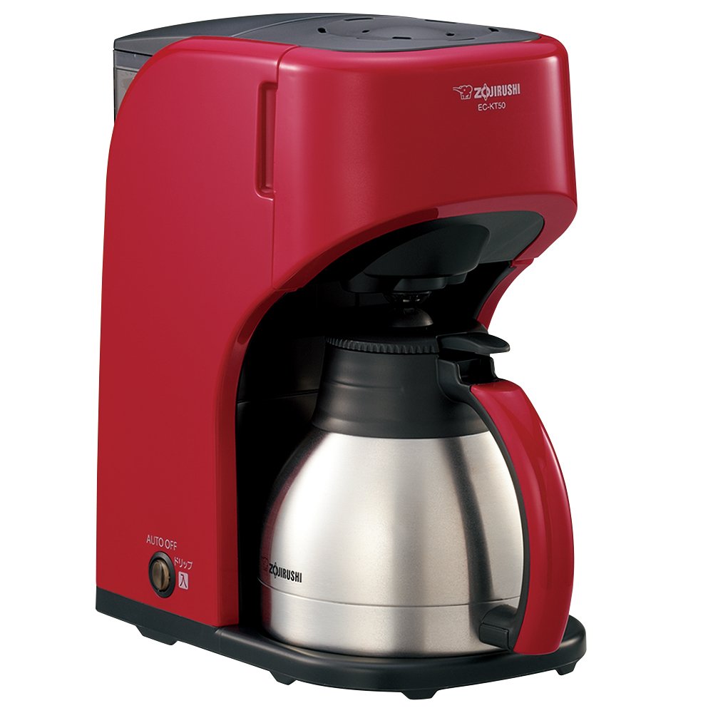 ZOJIRUSHI Stainless Steel Coffee Maker - 5 Cup Capacity, EC-KT50-RA - Perfect for Home, Office & Small Gatherings