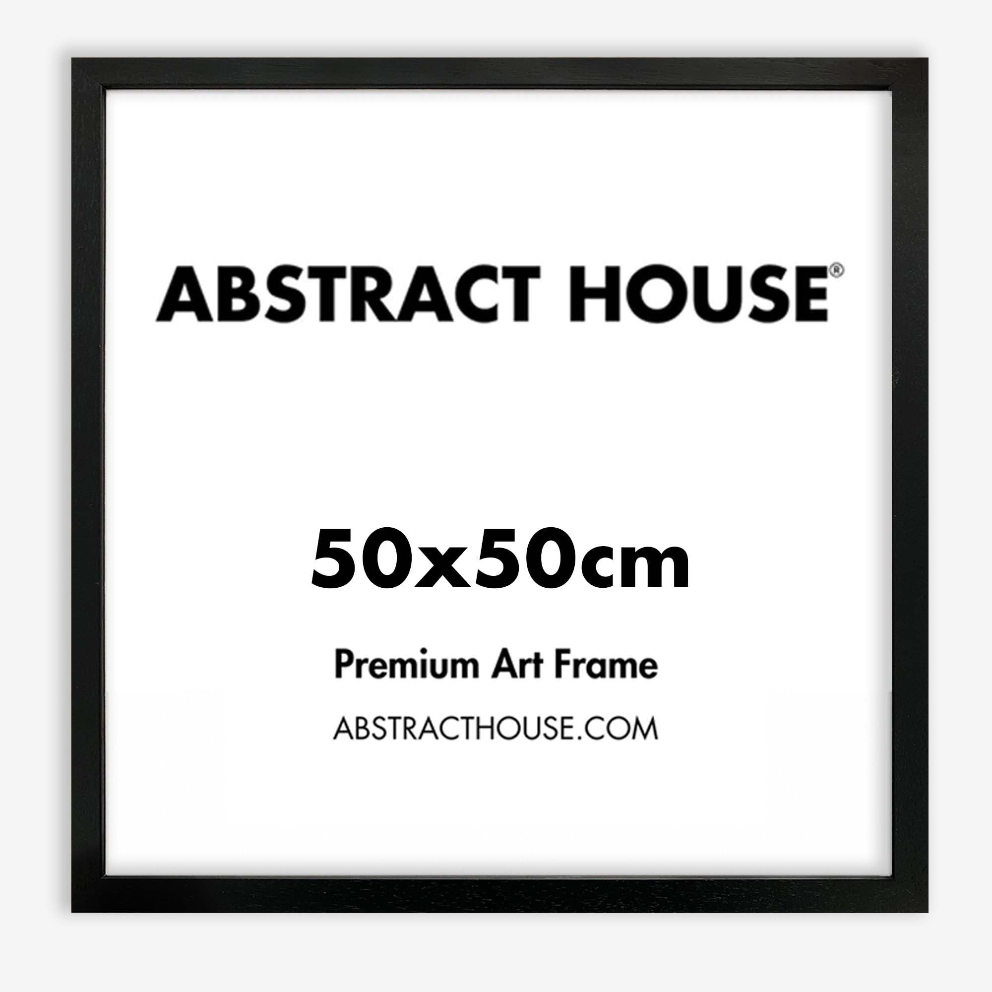 50 x 50 cm Wooden Picture Frame - Square Wall Art Display for Photos, Posters, and Canvas - Perfect for Home Decor, Office, and Gallery Wall Display
