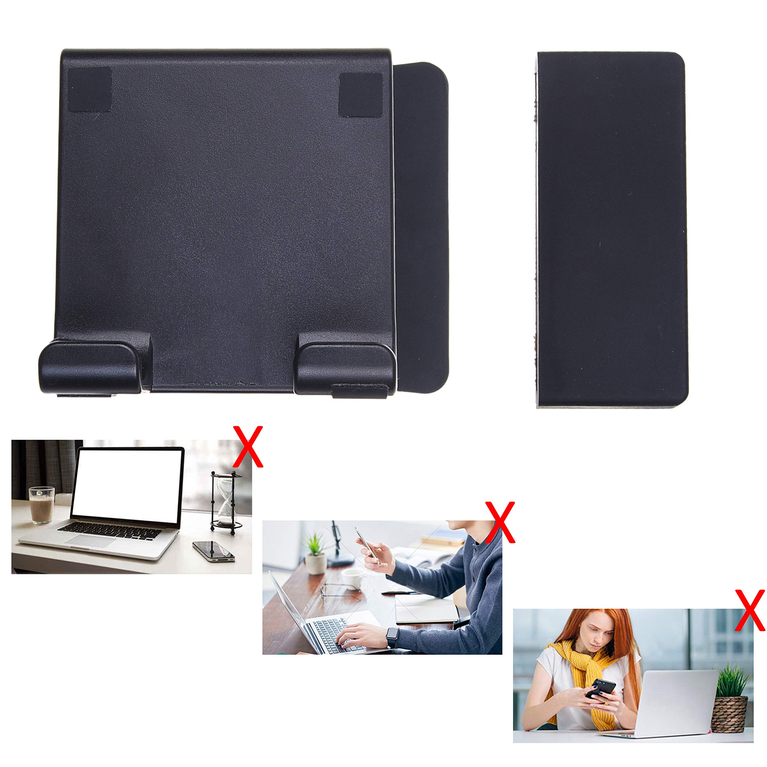 Kare Kind Adjustable Smartphone Clip-On Holder - Universal Phone Dock & Stand for Monitors & Laptops (Fits up to 25mm Thick) - Perfect for Video Calls, Online Classes & Hands-Free Viewing