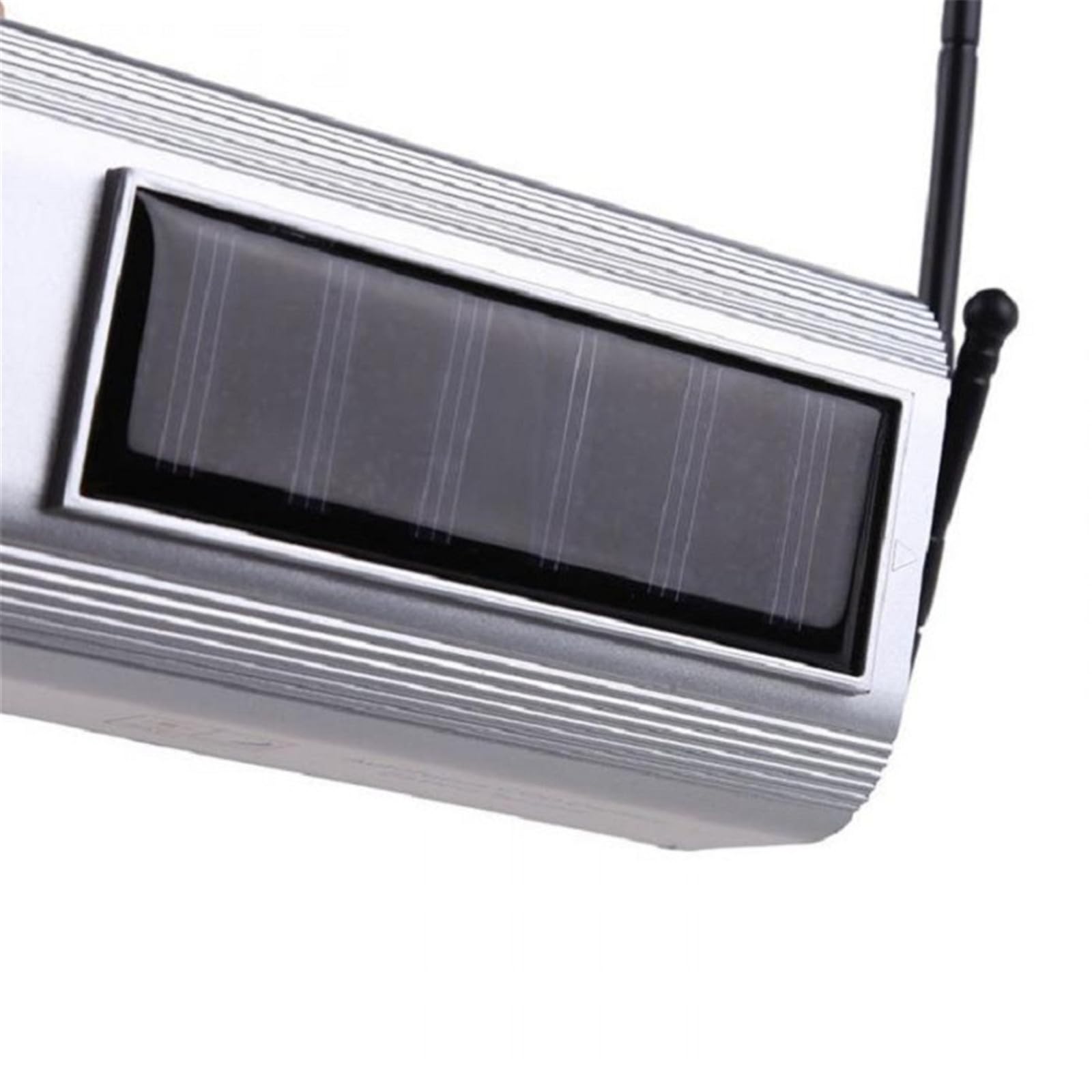 Solar Fake Security Camera with LED Light - Dummy CCTV Surveillance Camera for Home & Office Outdoor Protection - Deter Burglars & Intruders