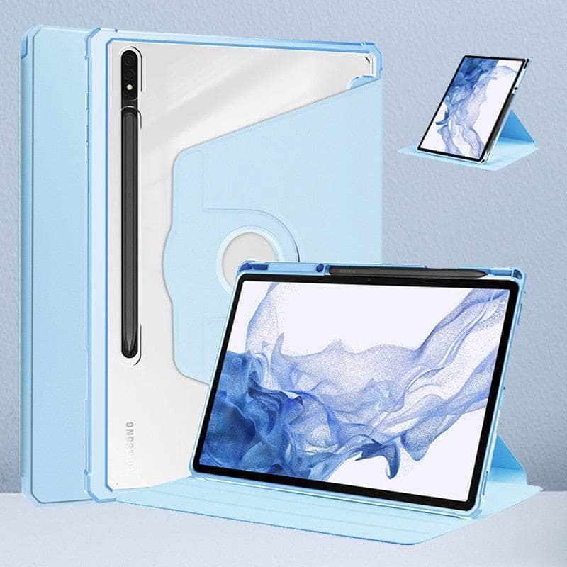360° Rotating Protective Case for Samsung Galaxy Tab S9 Plus 2023 with S Pen Holder | Shockproof Stand Cover for Work, Study & Entertainment