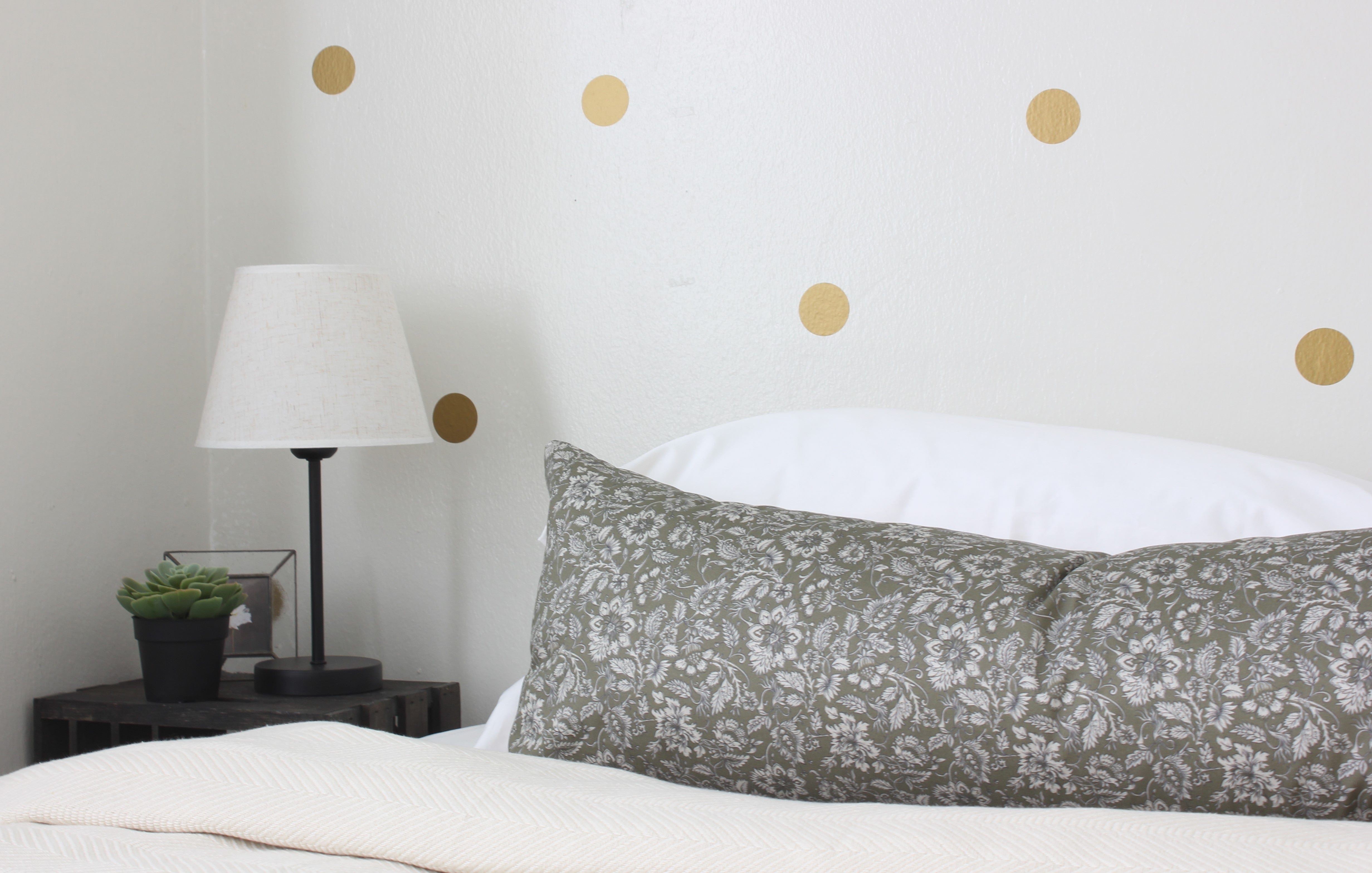 Olive Green Floral Lumbar Pillow Cover - Decorative Cushion Case for Sofa, Bed & Home Decor - 18x12 Inches