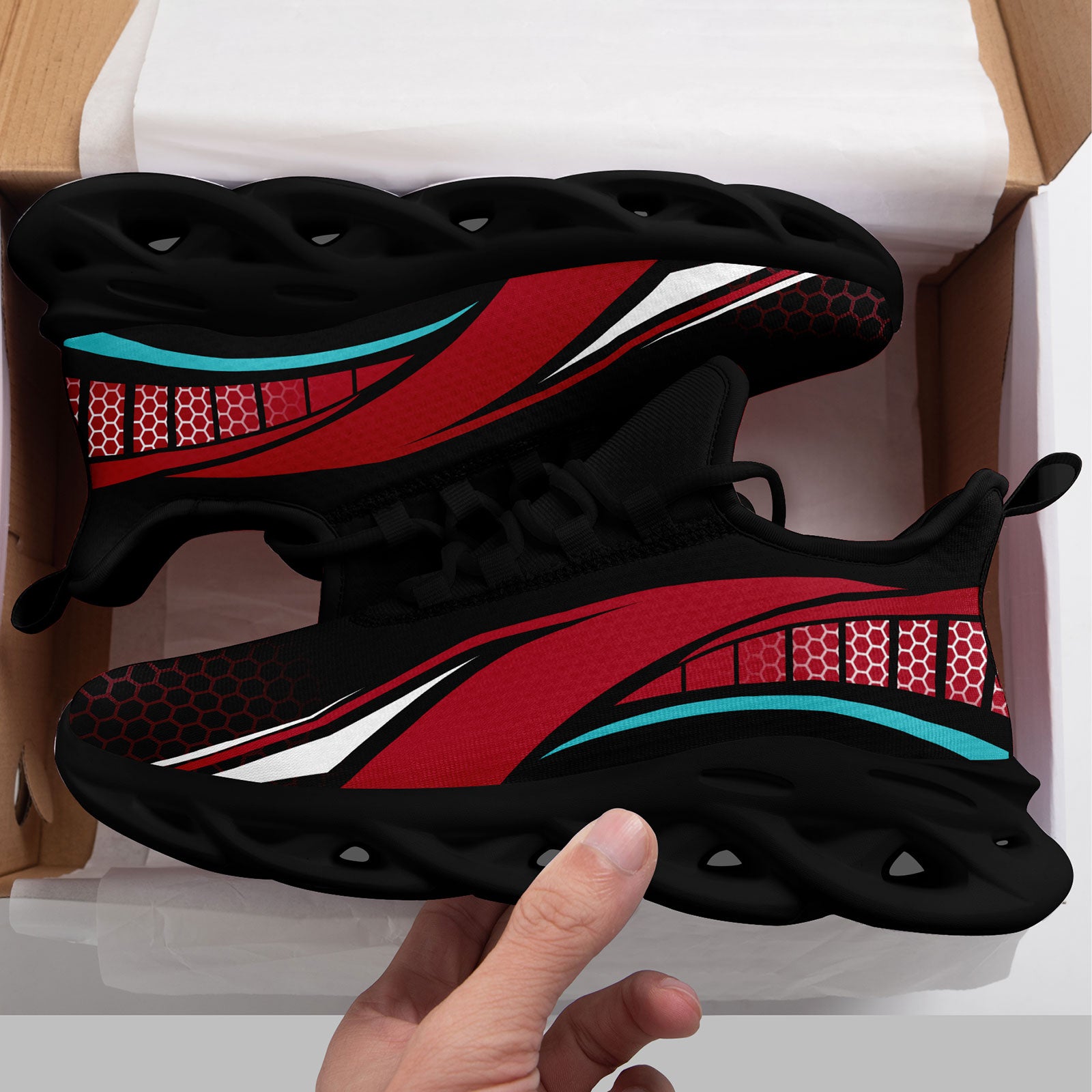 Custom Maxsoul Personalized Sneakers - Breathable Lightweight Running Shoes for Men & Women | Gym Workout, Jogging, Walking & Casual Wear