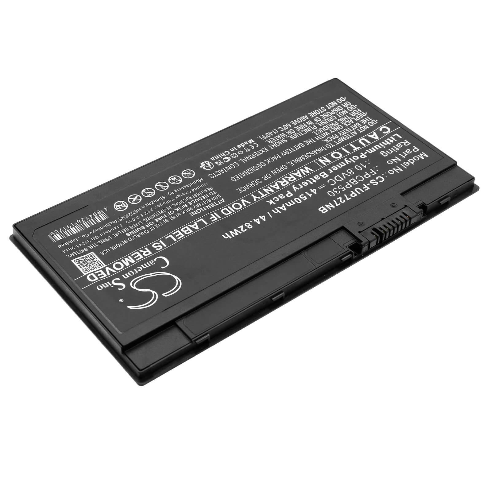 10.8V 4150mAh Li-Polymer Replacement Laptop Battery for Fujitsu Lifebook P727 & P728 - 44.82Wh Notebook Power Pack | Perfect for Business Travel & Remote Work