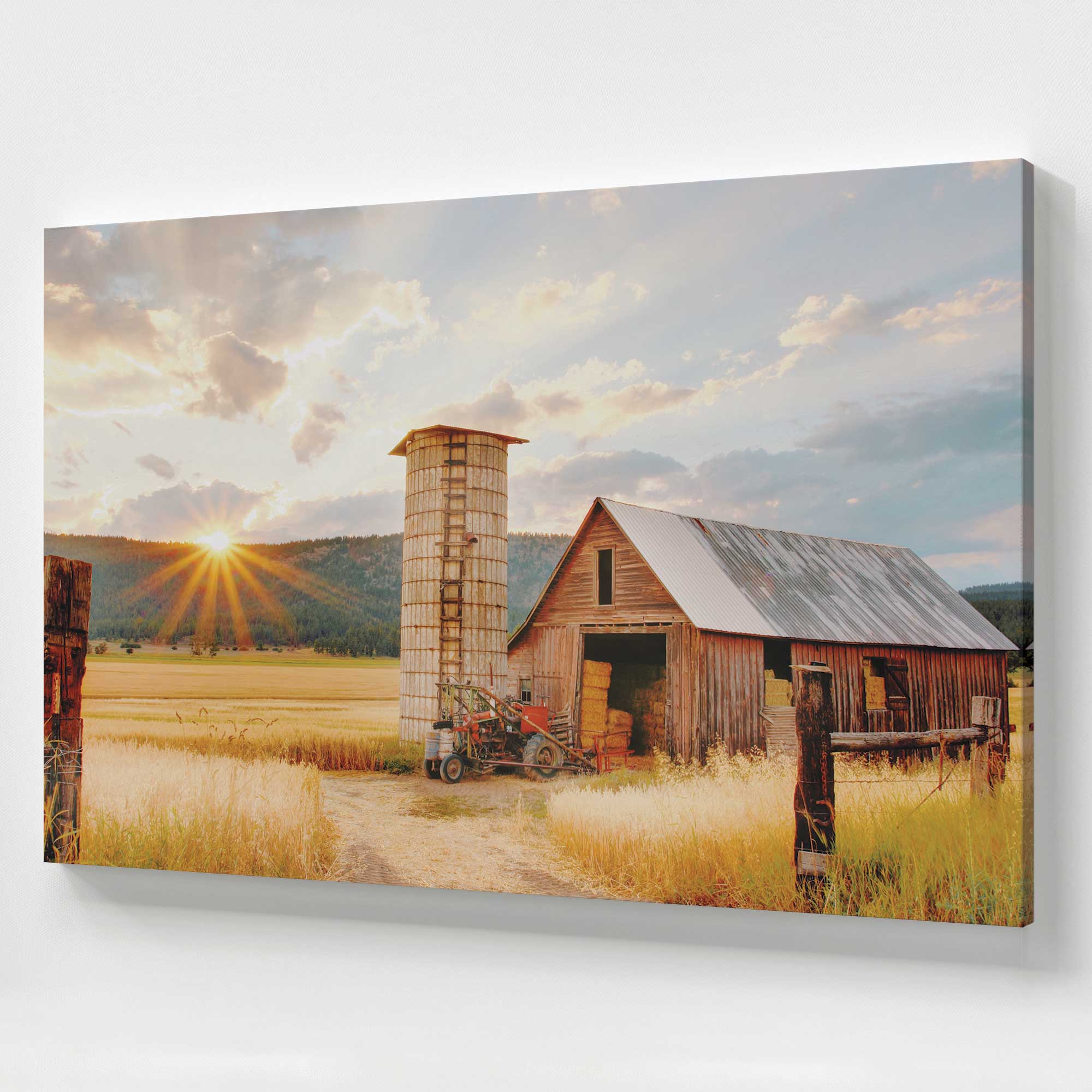 Golden Harvest Large Canvas Print - High-Quality Wall Art for Living Room, Bedroom & Office Decor | Perfect for Home, Office & Gifts