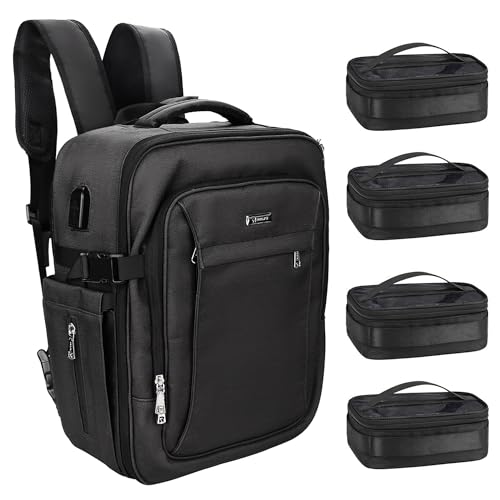 Pro Black and 4 Pcs Makeup Bags