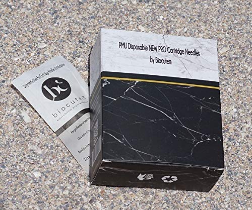 1RL Professional Permanent Makeup Needles - Disposable Sterile Tattoo Cartridges for Eyebrows & Lips - Perfect for Microblading, Ombre Brows & Cosmetic Tattooing