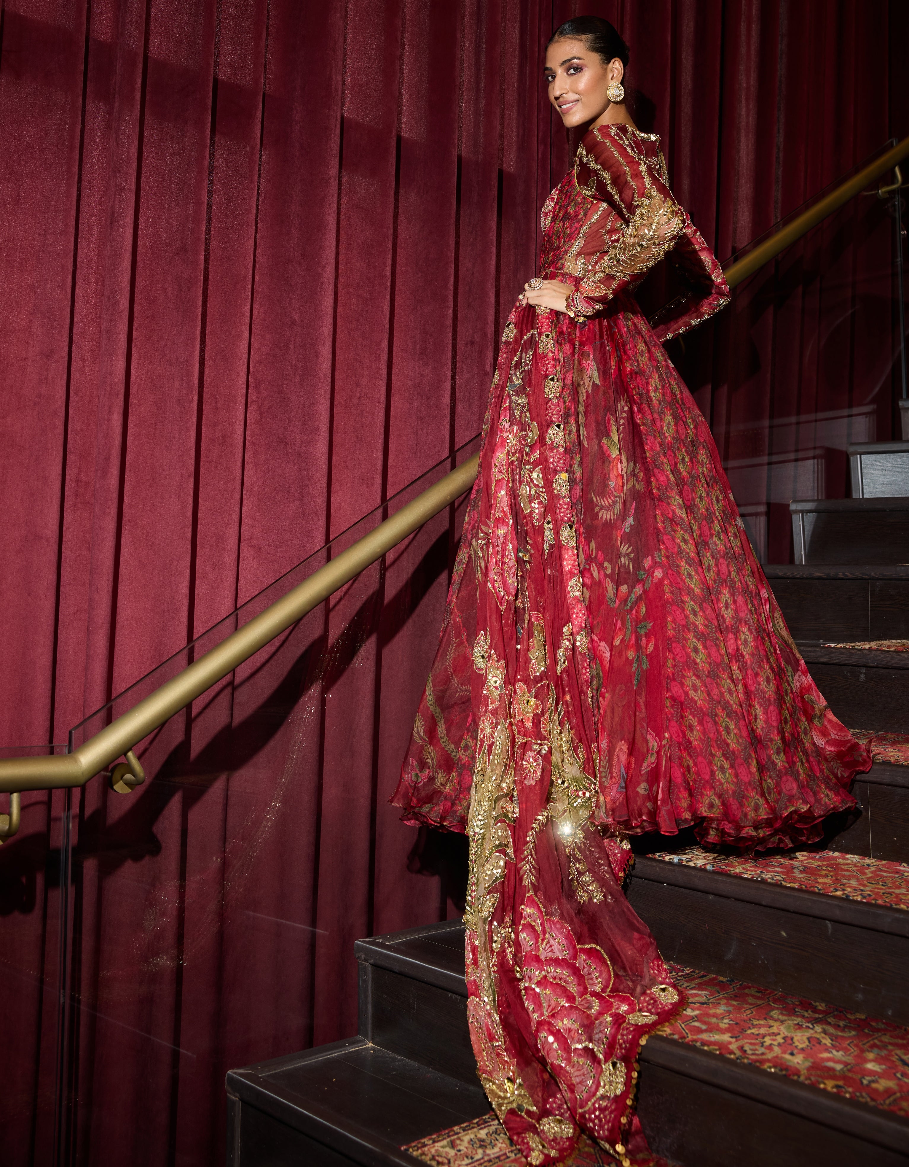 Stylish Arwa Anarkali Set for Women - Elegant Pakistani Party Wear - Perfect for Weddings, Festivals & Special Occasions